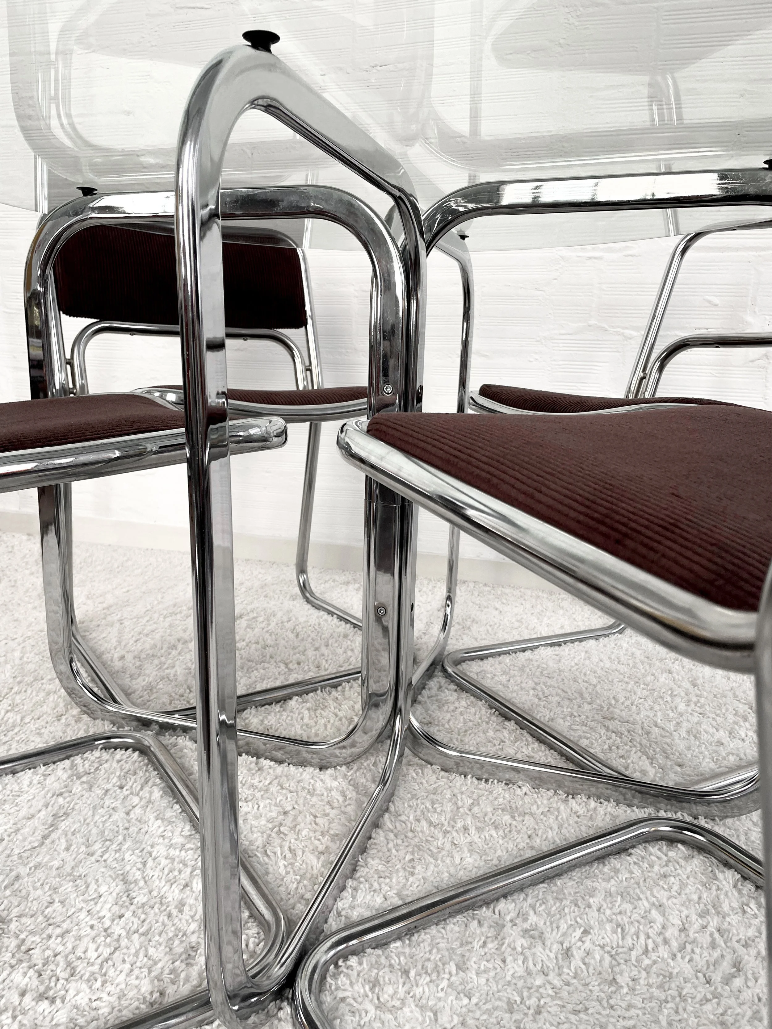 Mesa comedor Gastone Rinaldi para Circa. 60s. Monda Lironda Vintage