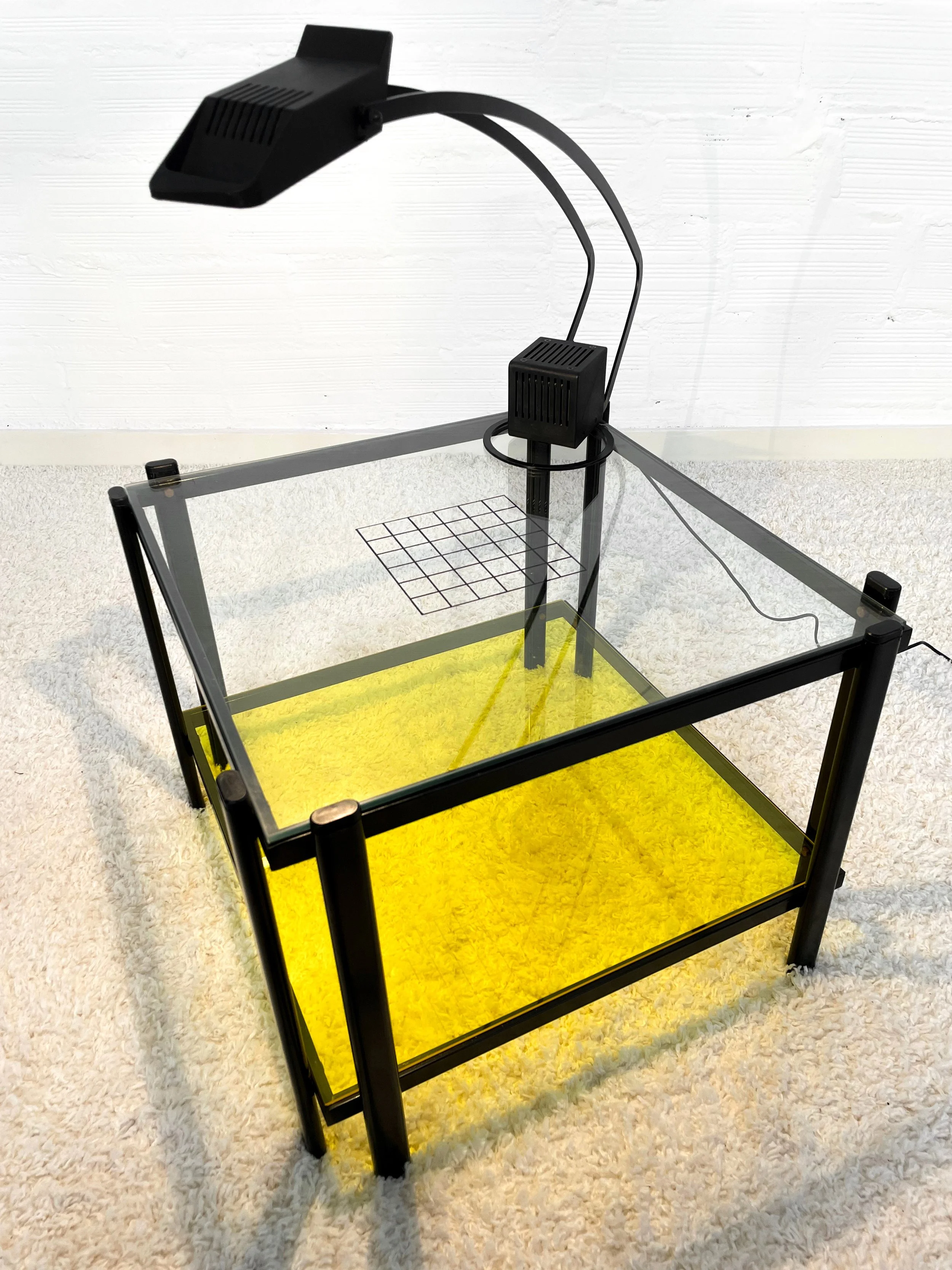 Mesa centro postmoderna. 80s. Monda Lironda Vintage