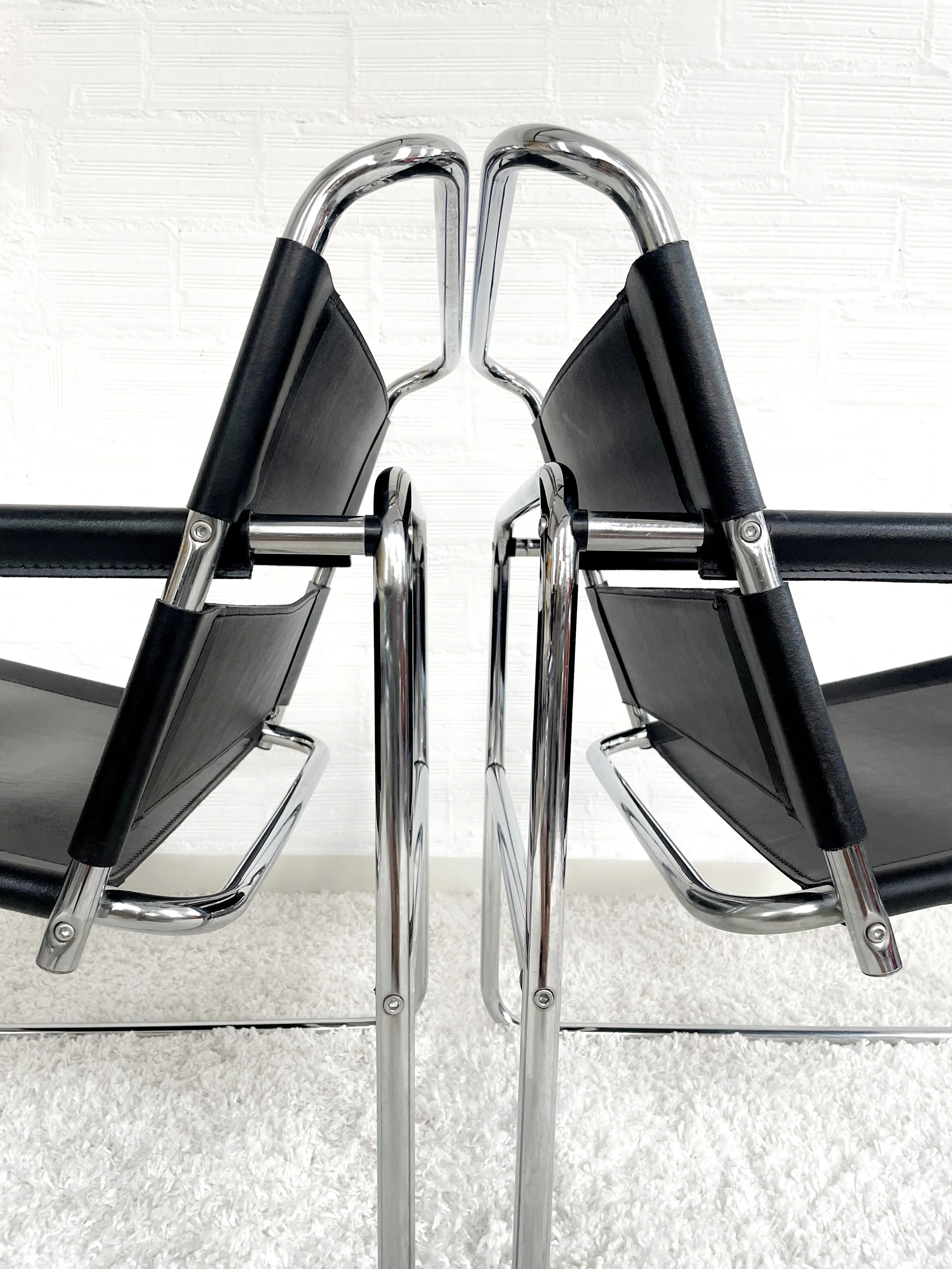 Sillón Bauhaus Mid Century. Italia 70s. Monda Lironda Vintage