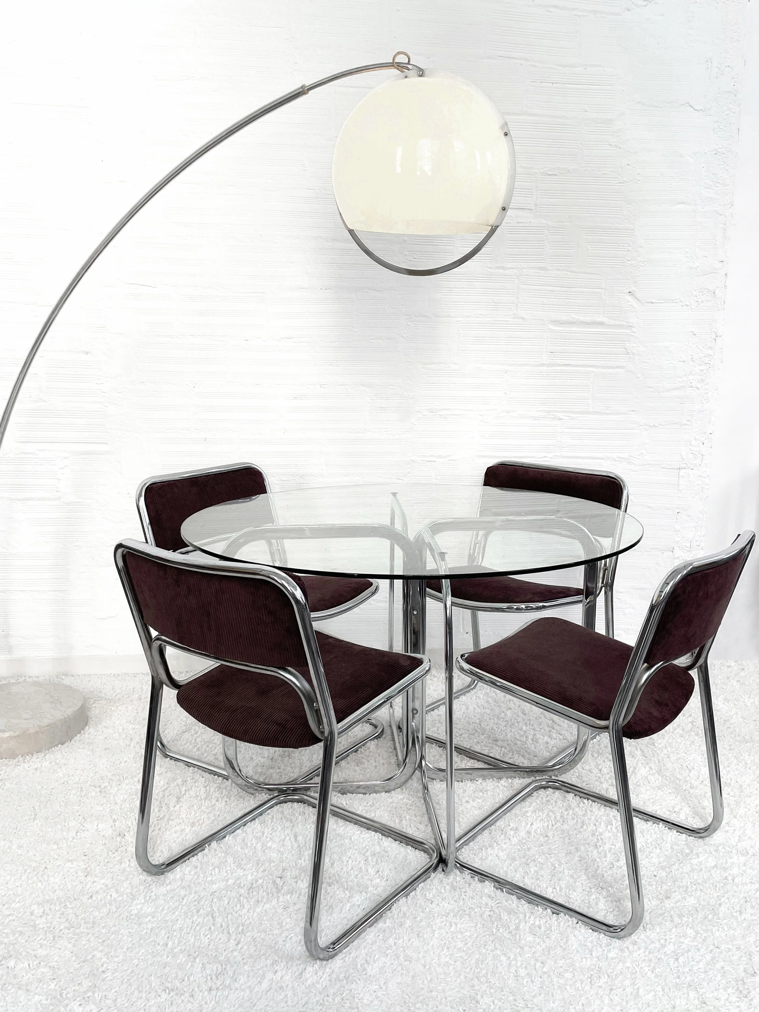 Mesa comedor Gastone Rinaldi para Circa. 60s. Monda Lironda Vintage