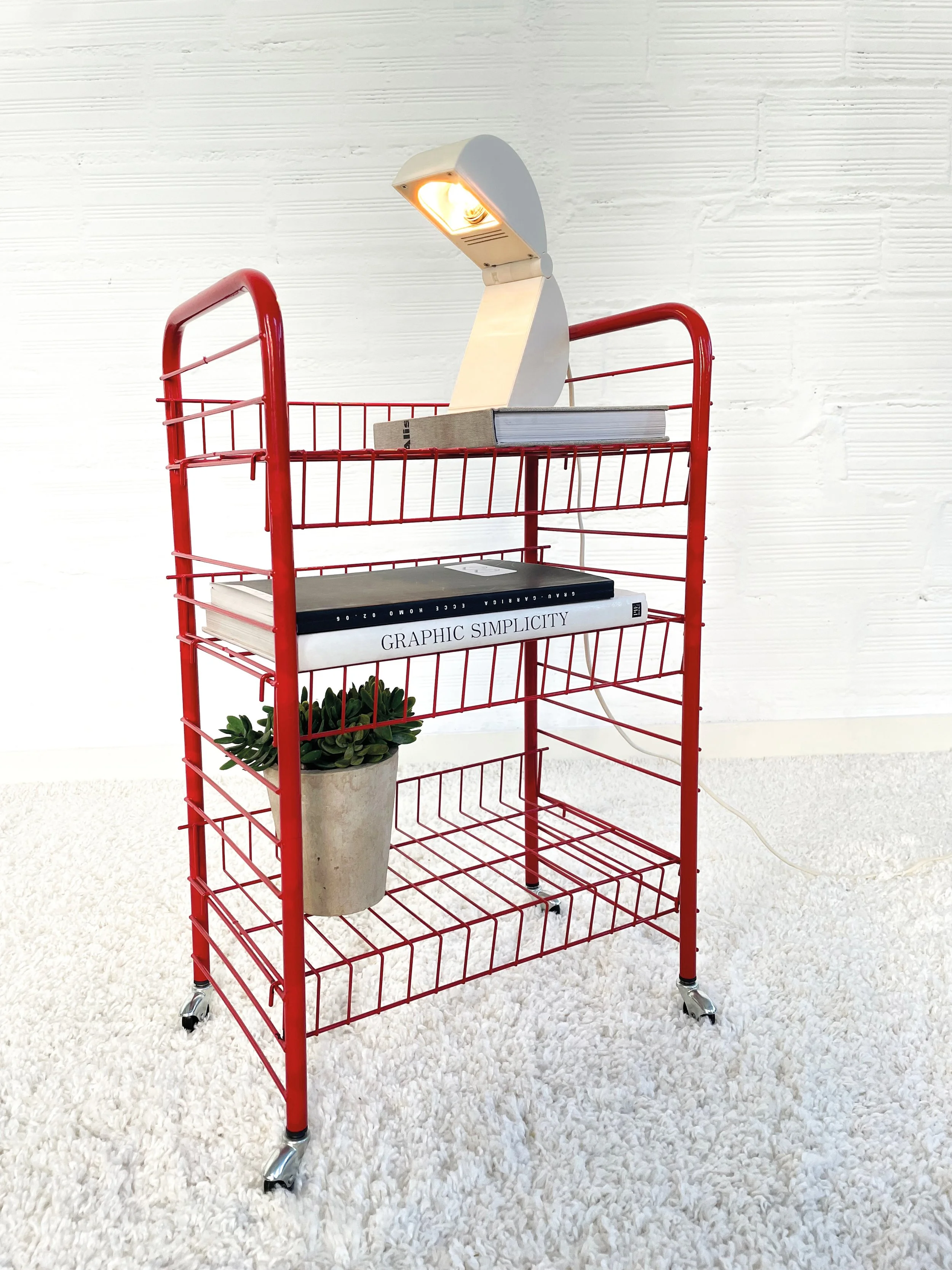 Carrito estantería vintage. 80s. Monda Lironda Vintage