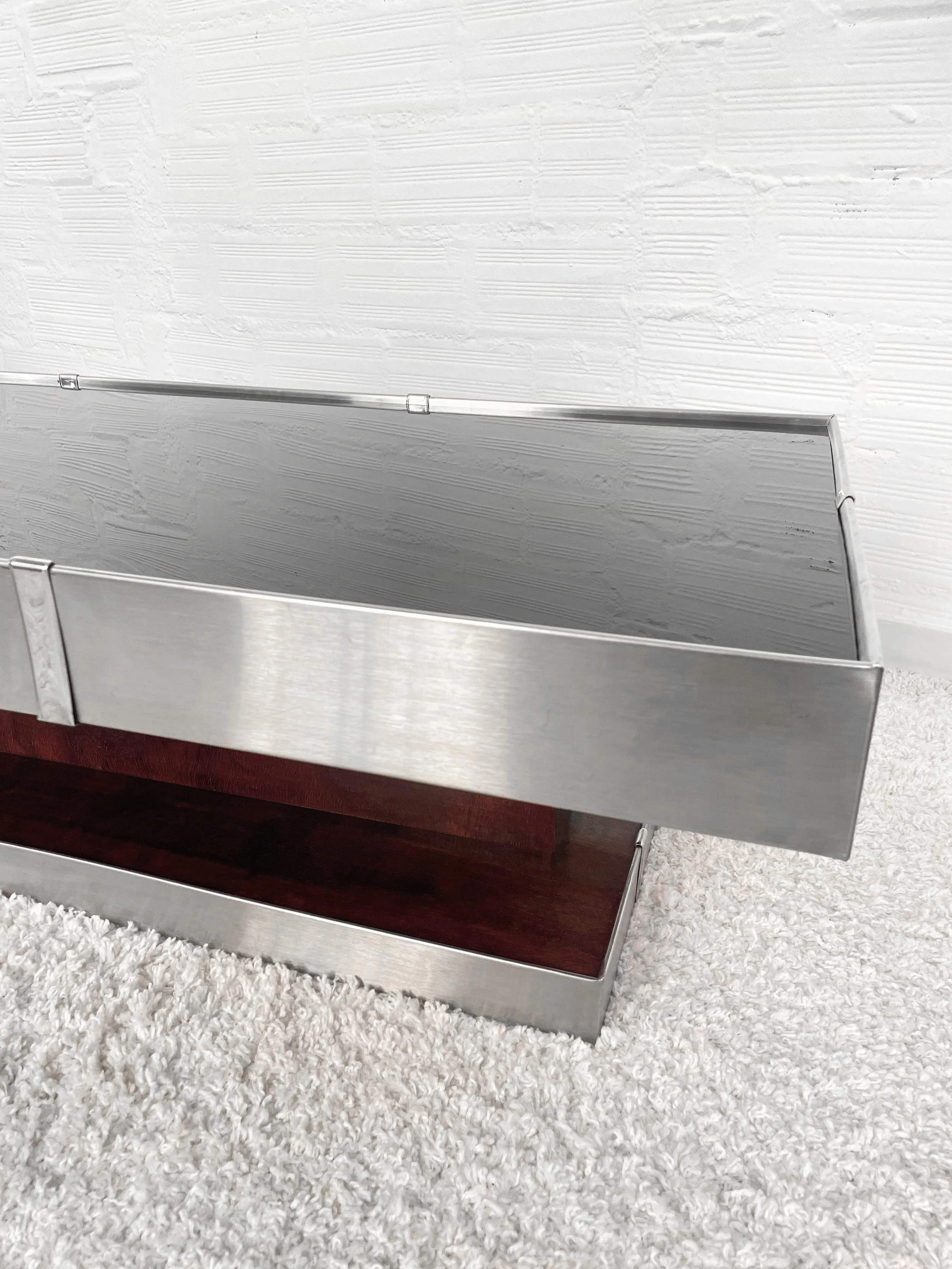 Mesas centro vintage Willy Rizzo. 70s. Monda Lironda Vintage