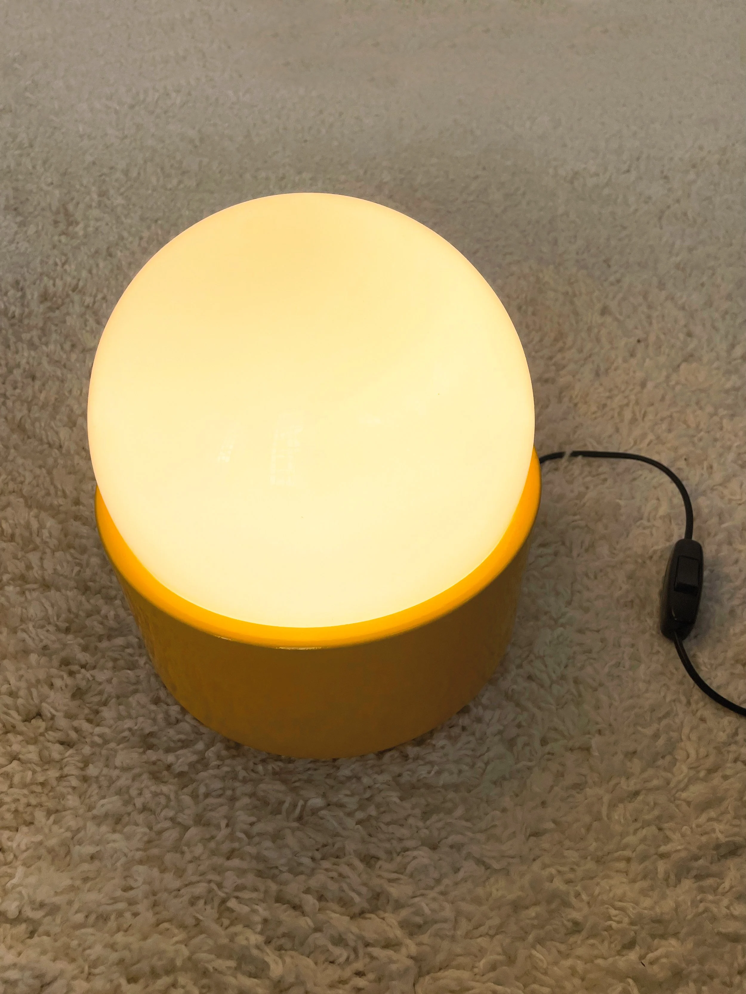 Lámpara de mesa "Big" estilo Traudl Brunnquell. 70s. Monda Lironda Vintage
