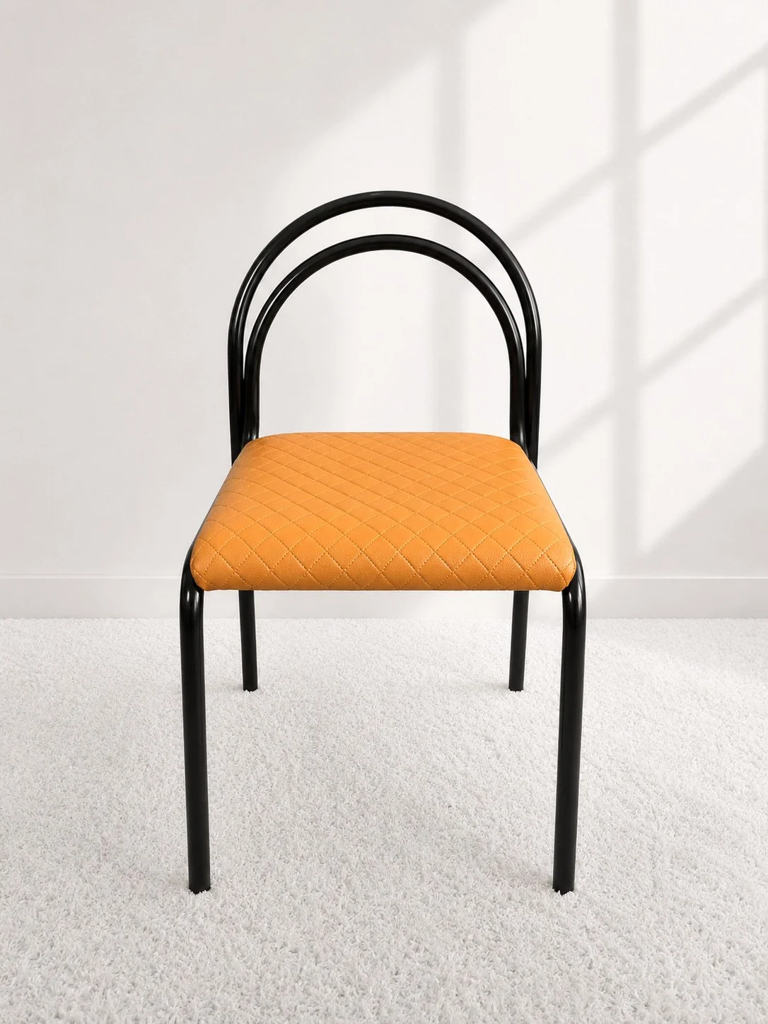 Silla tubular lacada. Europa años 80. Monda Lironda Vintage