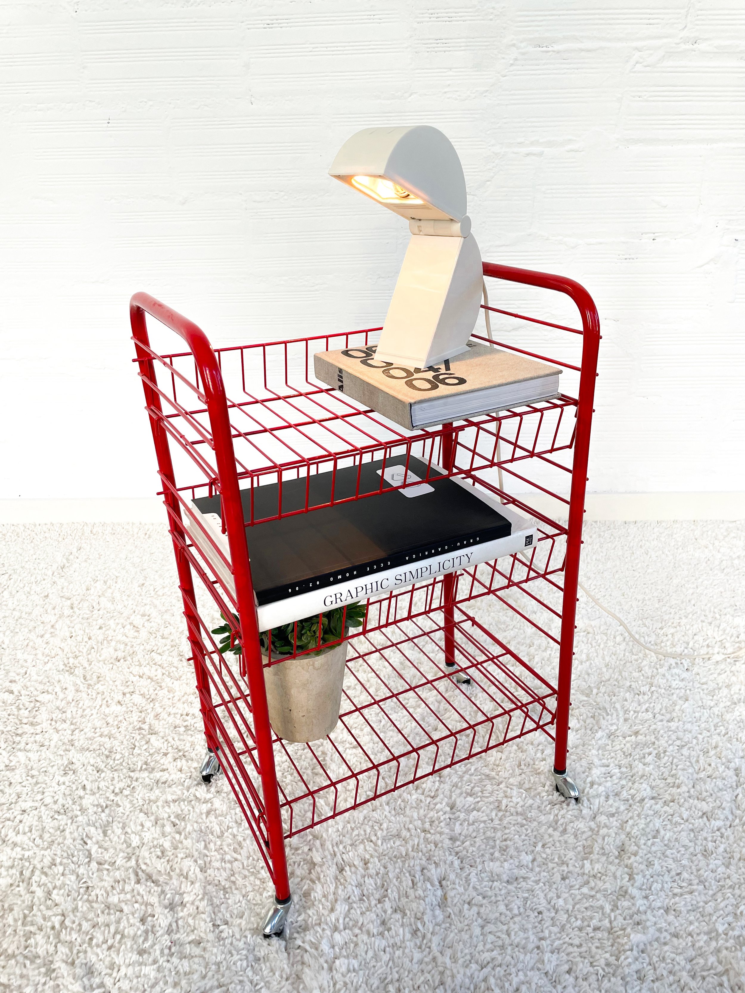 Carrito estantería vintage. 80s. Monda Lironda Vintage