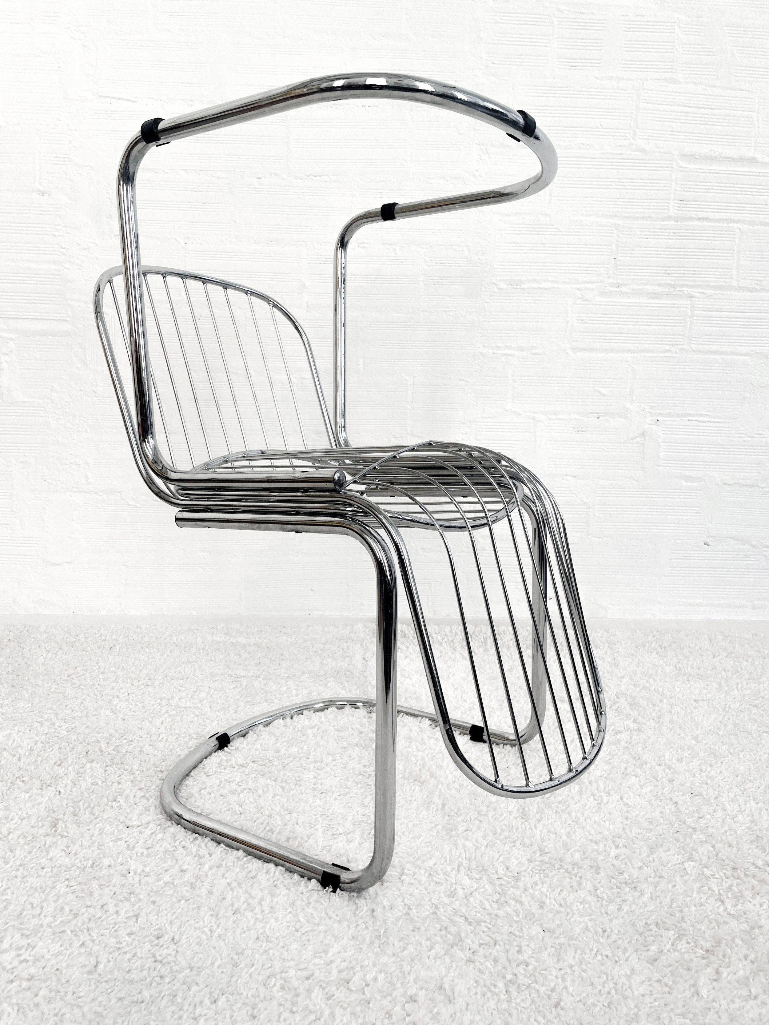 Sillas de comedor de Gastone Rinaldi para Rima. 70s. Monda Lironda Vintage