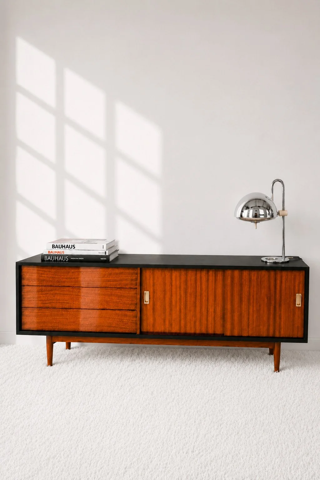 Aparador Mid-Century chapado en palisandro. Monda Lironda Vintage