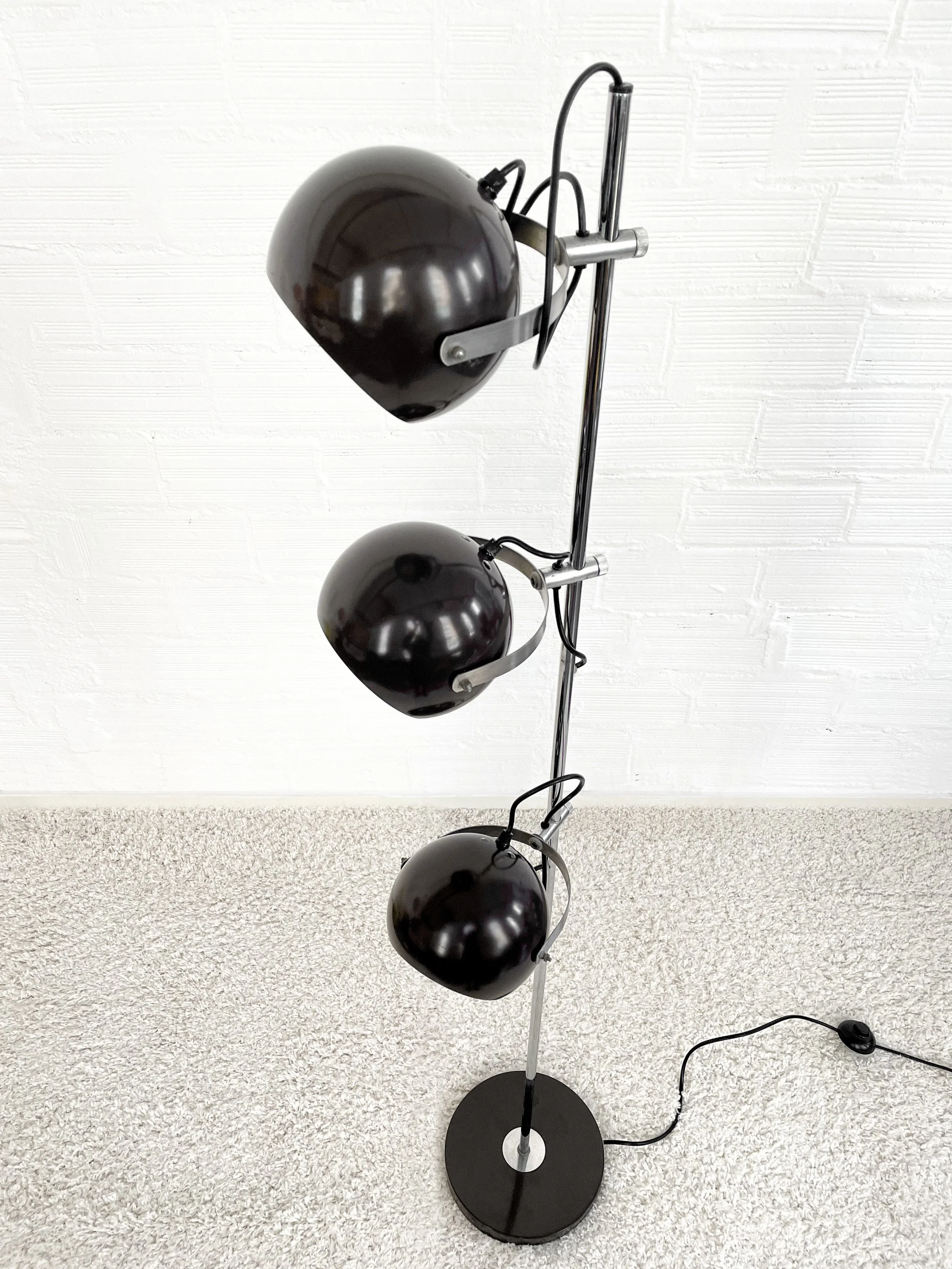 Lámpara de pie Eyeball años 60. Monda Lironda Vintage