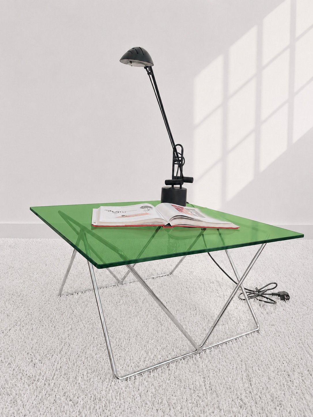 Mesa de centro de diseño italiano de los años 90. Monda Lironda Vintage (copia)