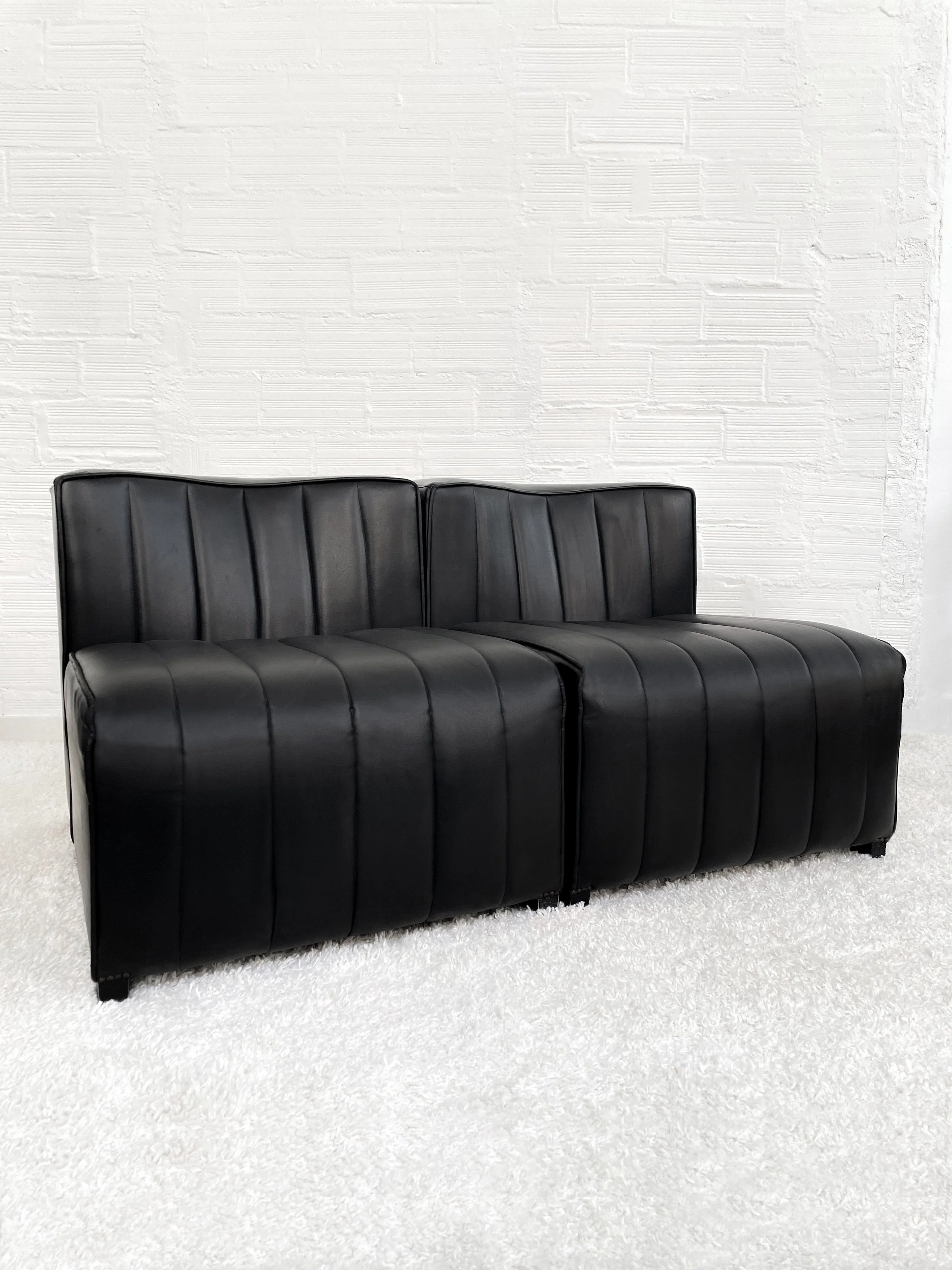 Sillón modular inspirado en el modelo de Tito Agnoll. 80s. Monda Lironda Vintage