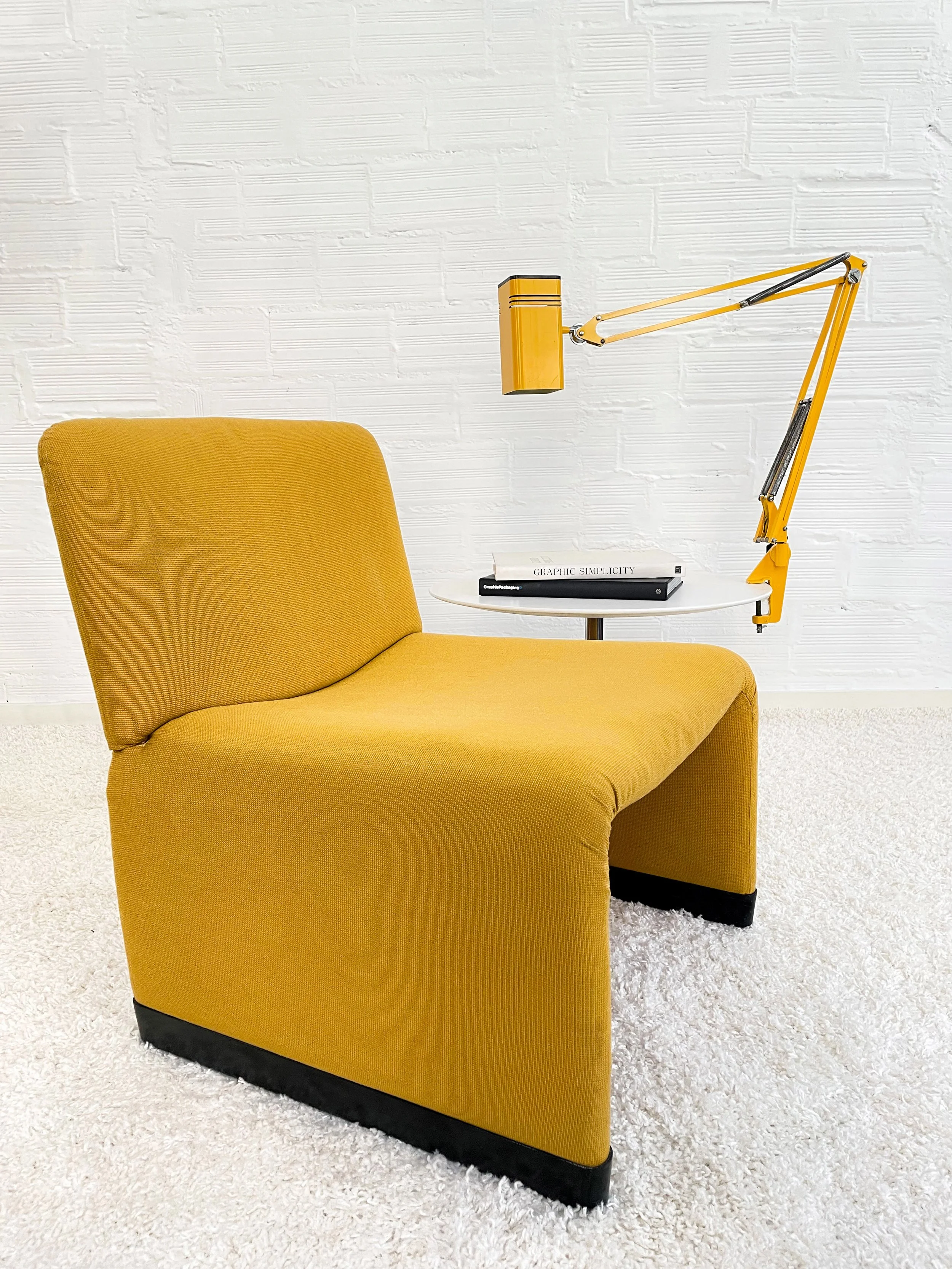 Sillón italiano años 70. Estilo Alky de Giancarlo Piretti. Monda Lironda Vintage