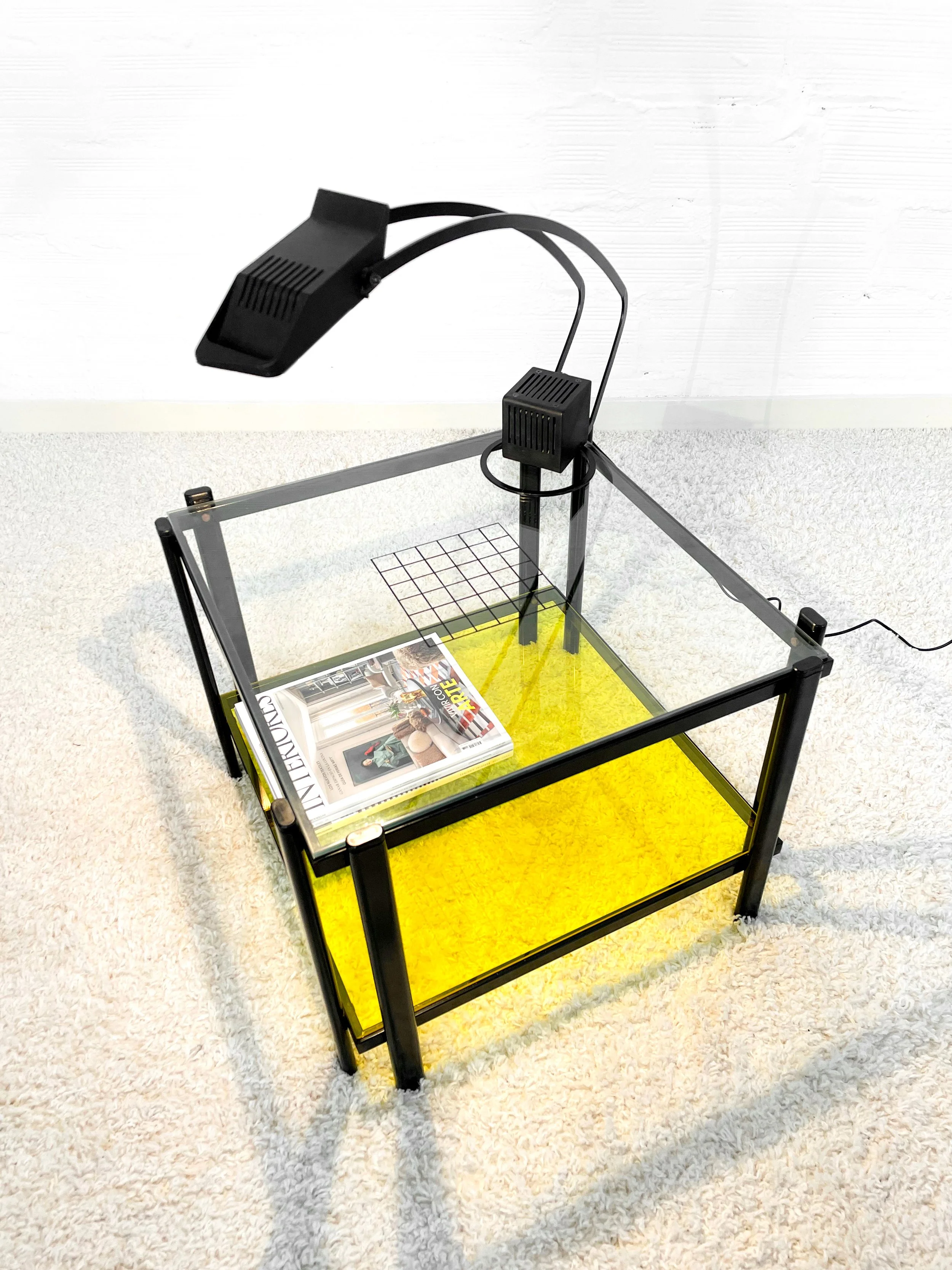 Mesa centro postmoderna. 80s. Monda Lironda Vintage