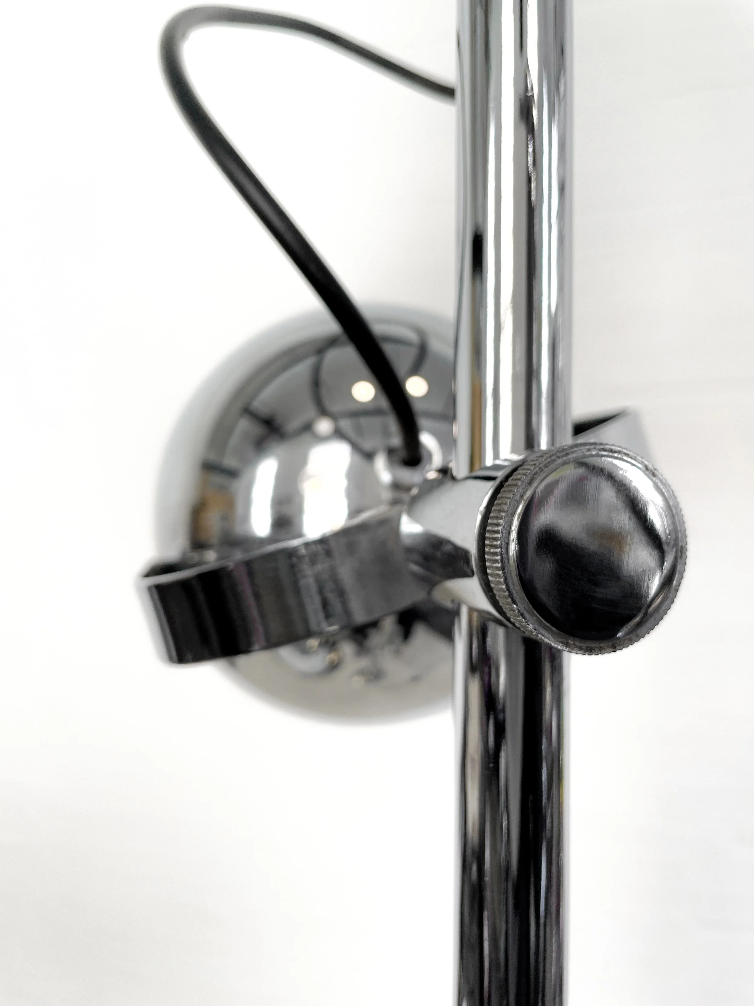 Lámpara de pie Eyeball, doble foco. Años 60. Monda Lironda Vintage