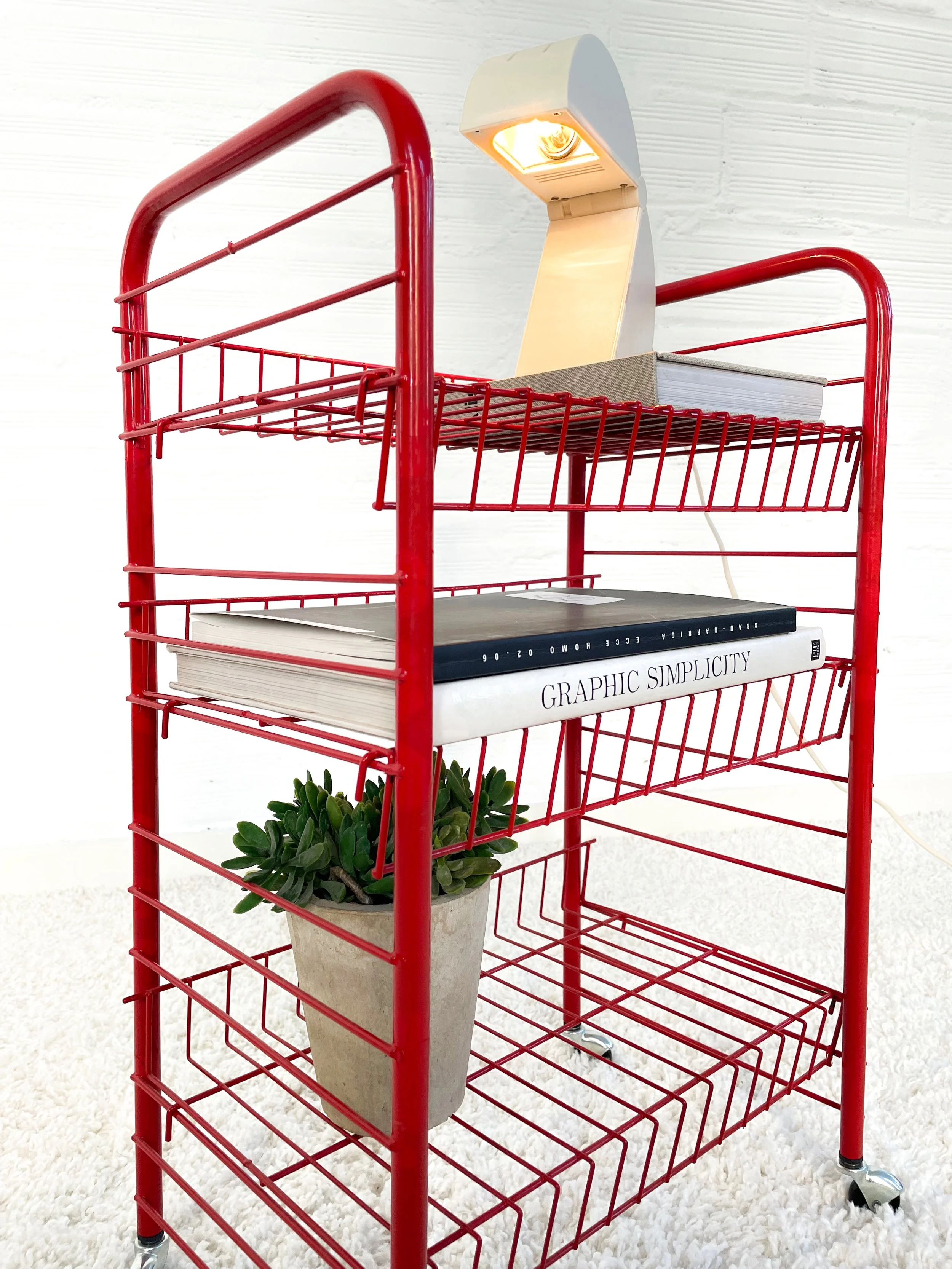 Carrito estantería vintage. 80s. Monda Lironda Vintage