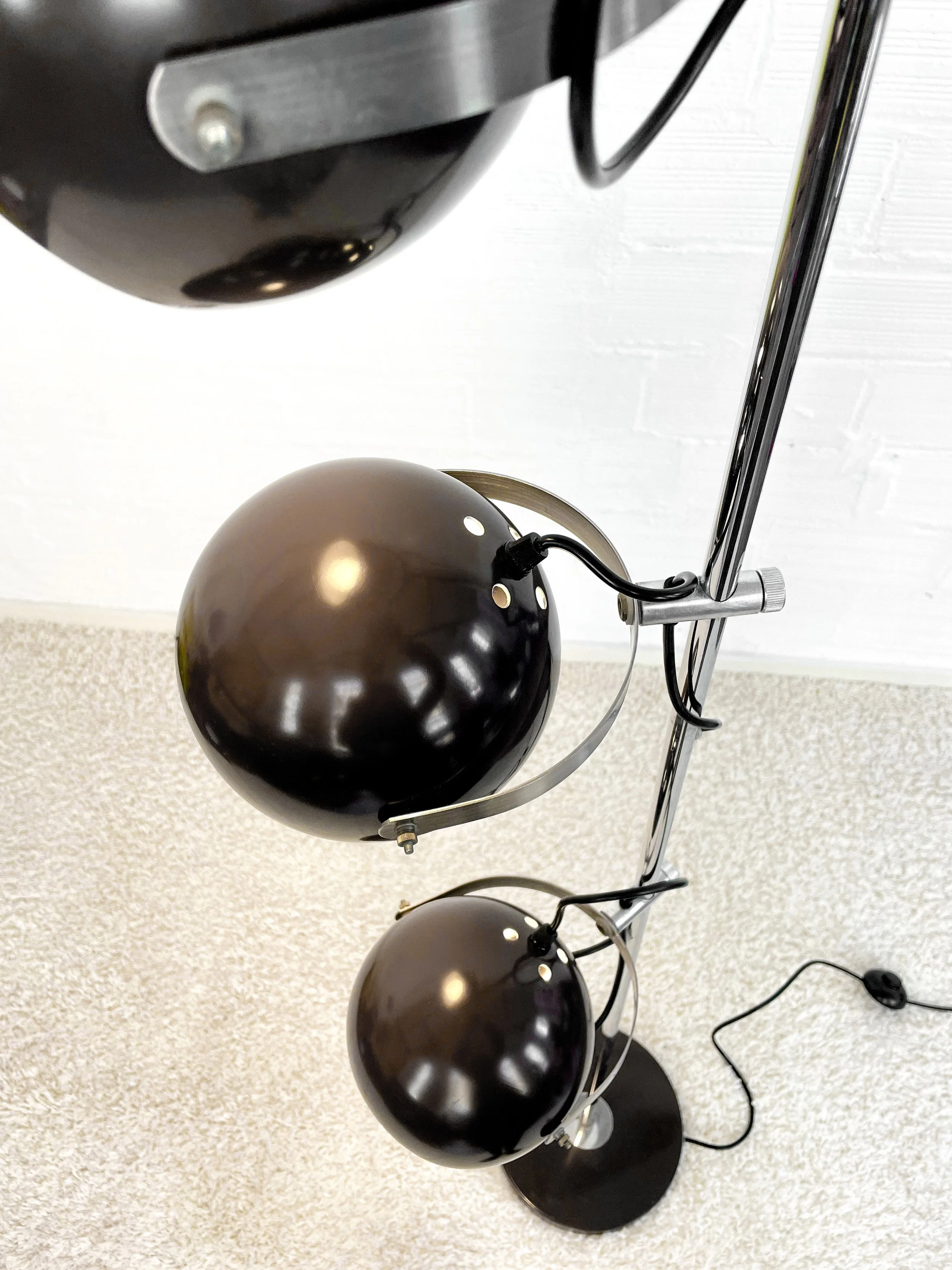 Lámpara de pie Eyeball años 60. Monda Lironda Vintage