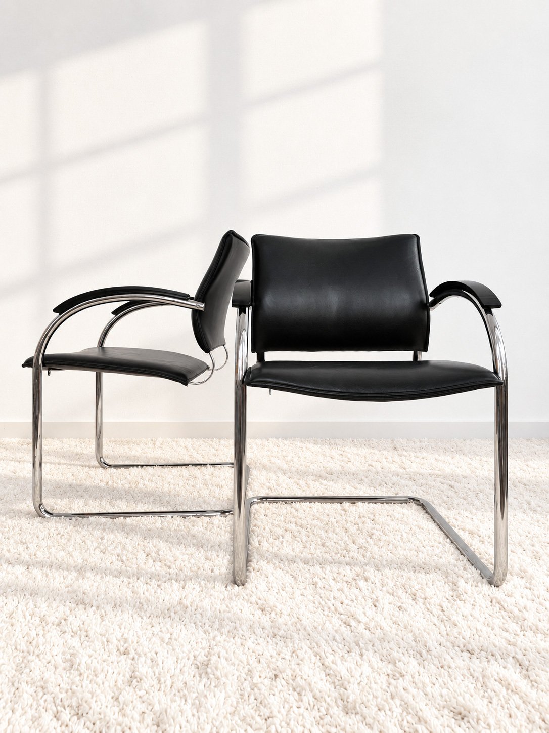Silla cantilever S78 para Thonet. Alemania 80s. Monda Lironda Vintage