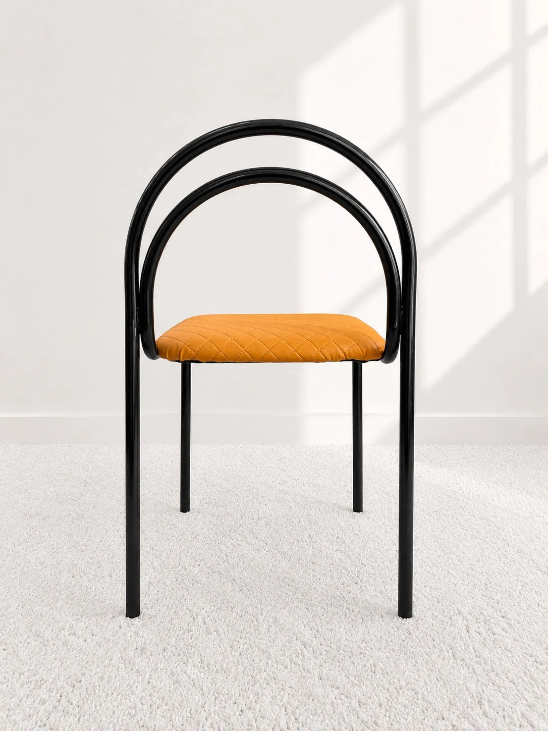 Silla tubular lacada. Europa años 80. Monda Lironda Vintage