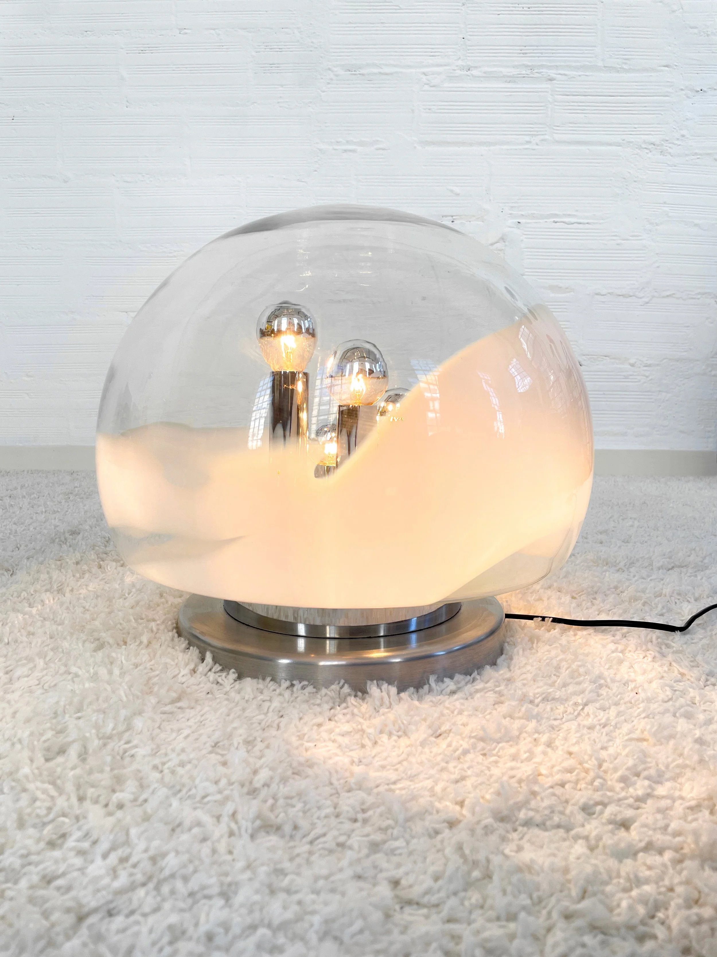 Lámpara de mesa "Big Ball". Space Age, 70s. Monda Lironda Vintage