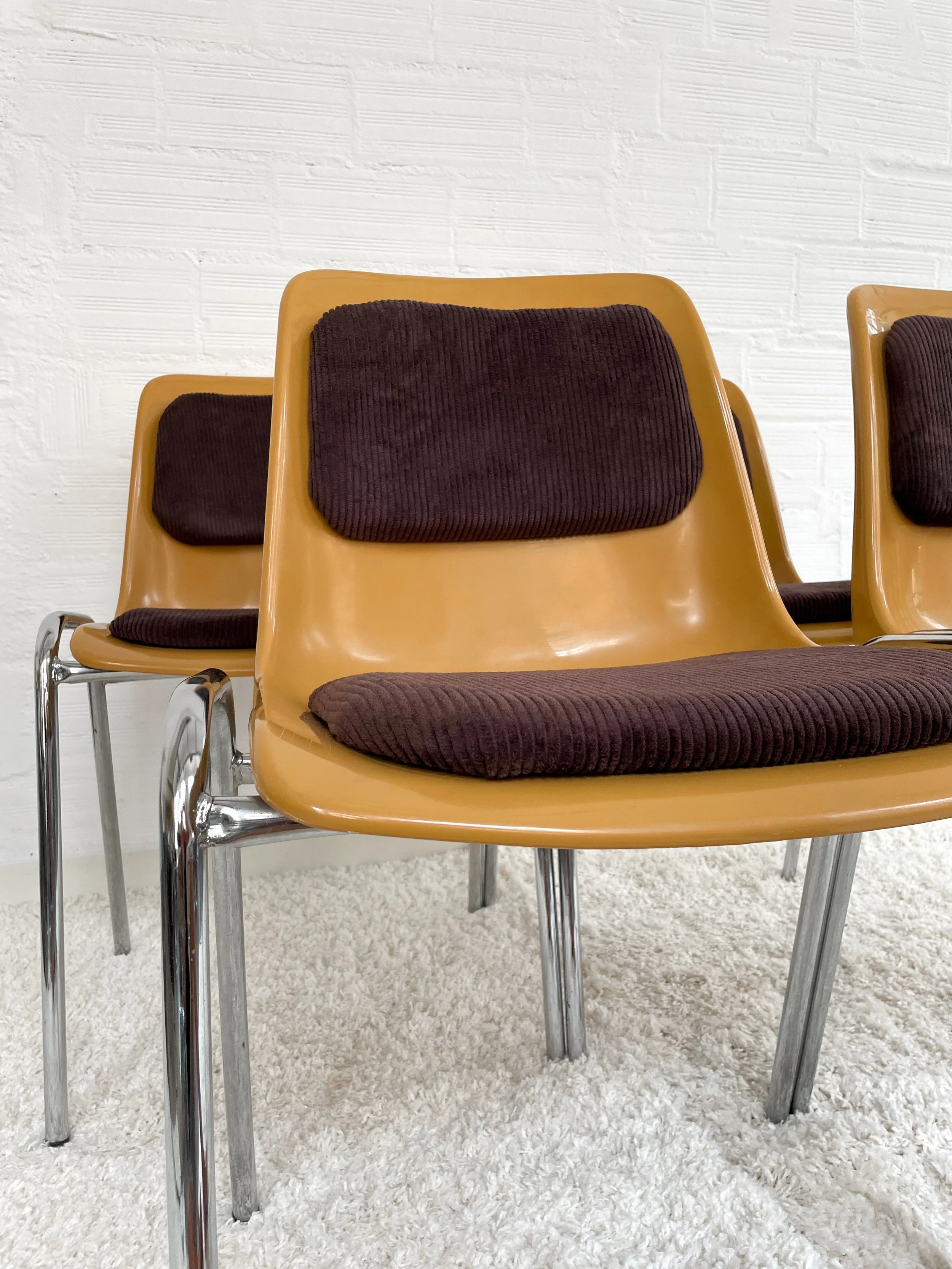 Silla aplilable estilo Helmut Starke. 70s. Monda Lironda Vintage