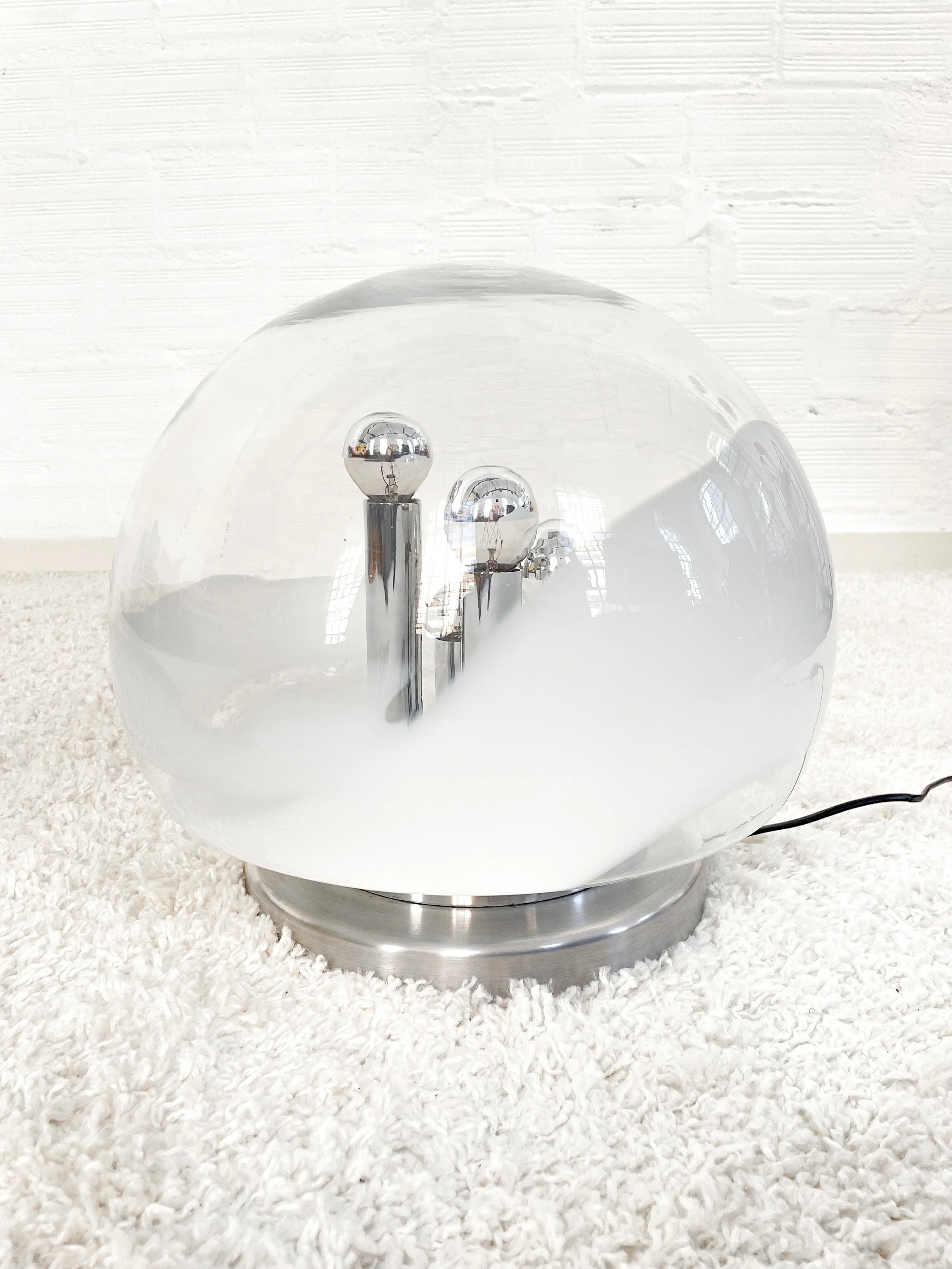 Lámpara de mesa "Big Ball". Space Age, 70s. Monda Lironda Vintage