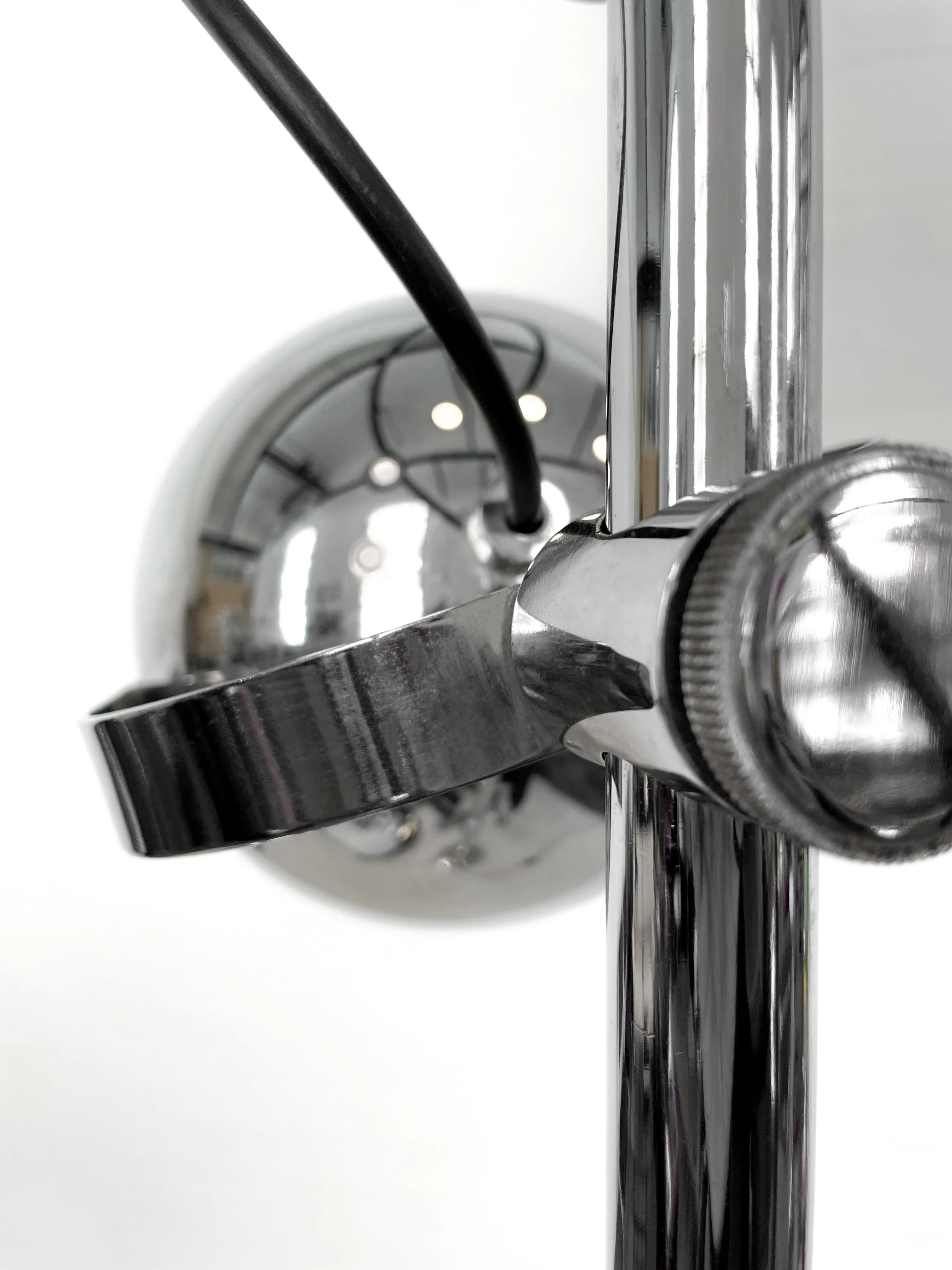 Lámpara de pie Eyeball, doble foco. Años 60. Monda Lironda Vintage