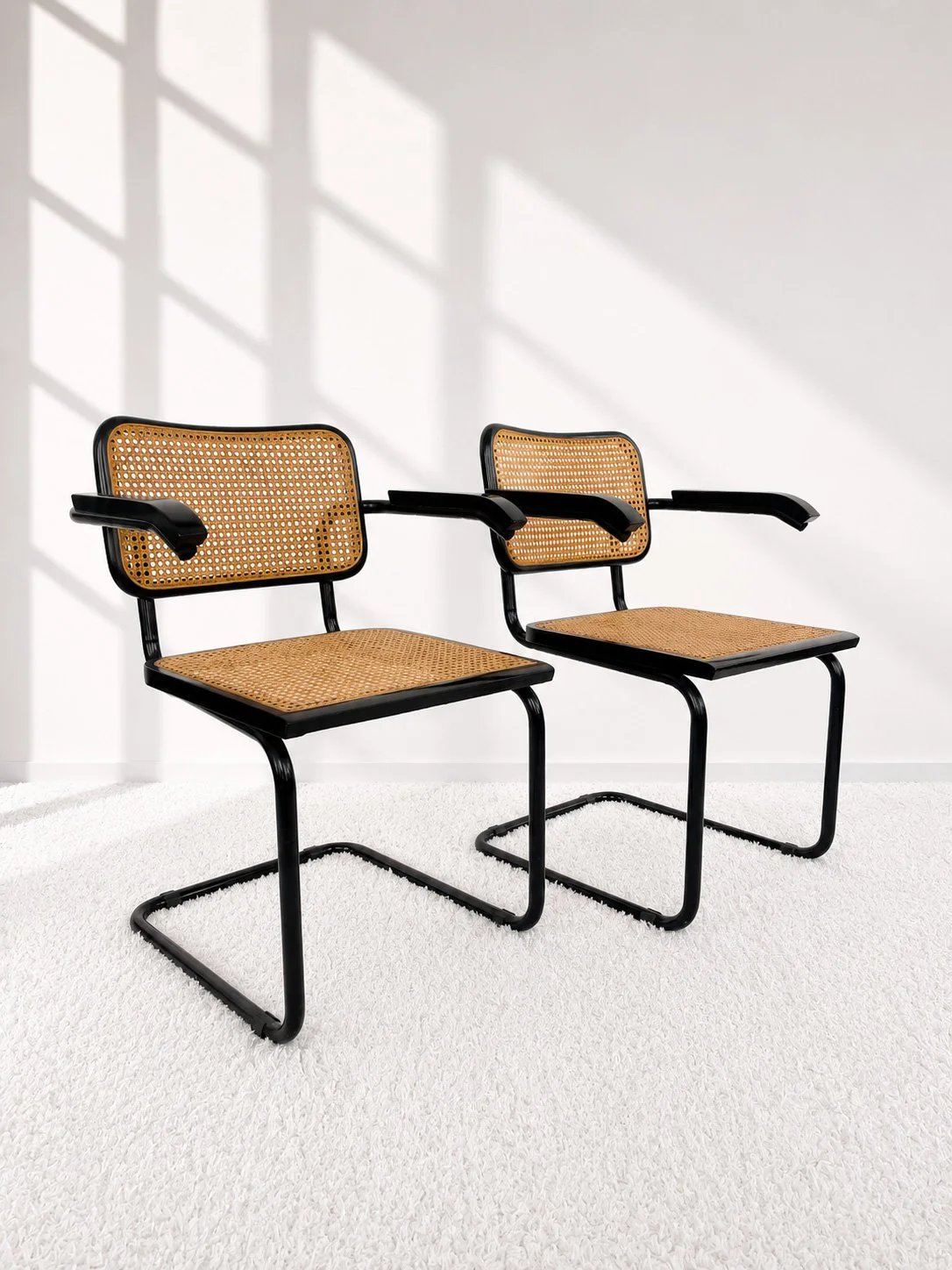 Silla Cesca B64. Estructura lacada en negro. Italia. 90s. Monda Lironda Vintage