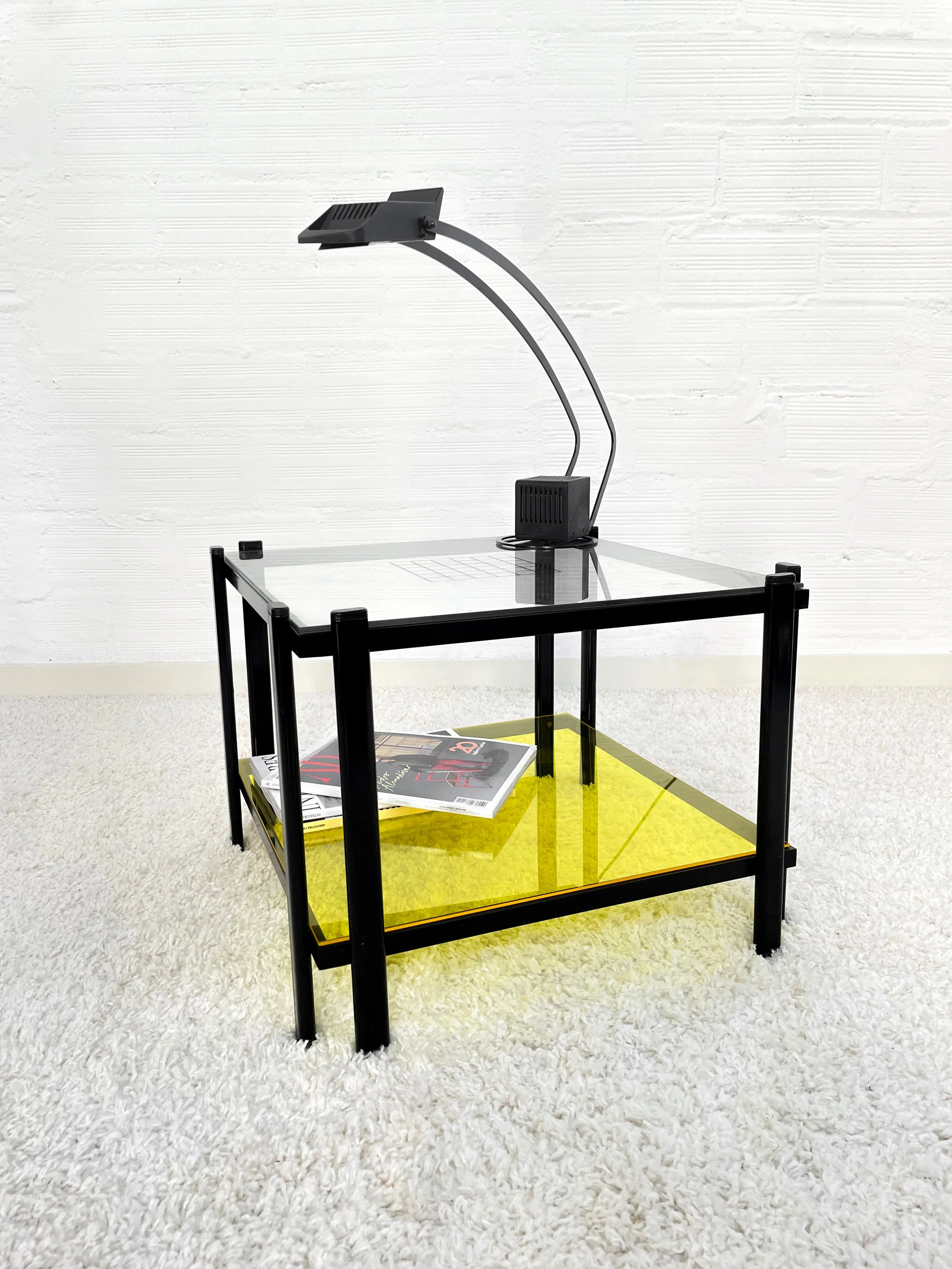 Mesa centro postmoderna. 80s. Monda Lironda Vintage