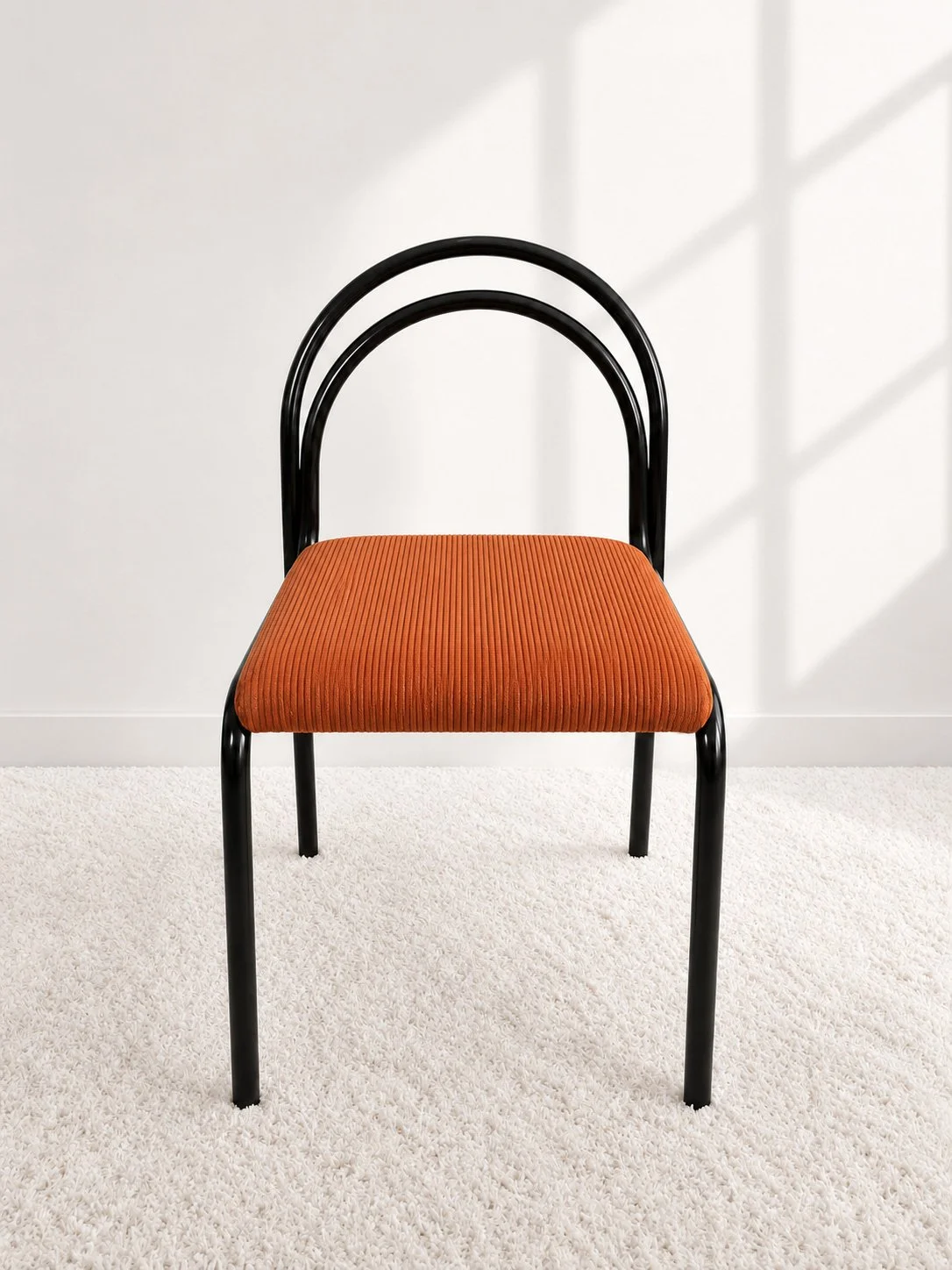 Silla tubular lacada. Europa años 80. Monda Lironda Vintage