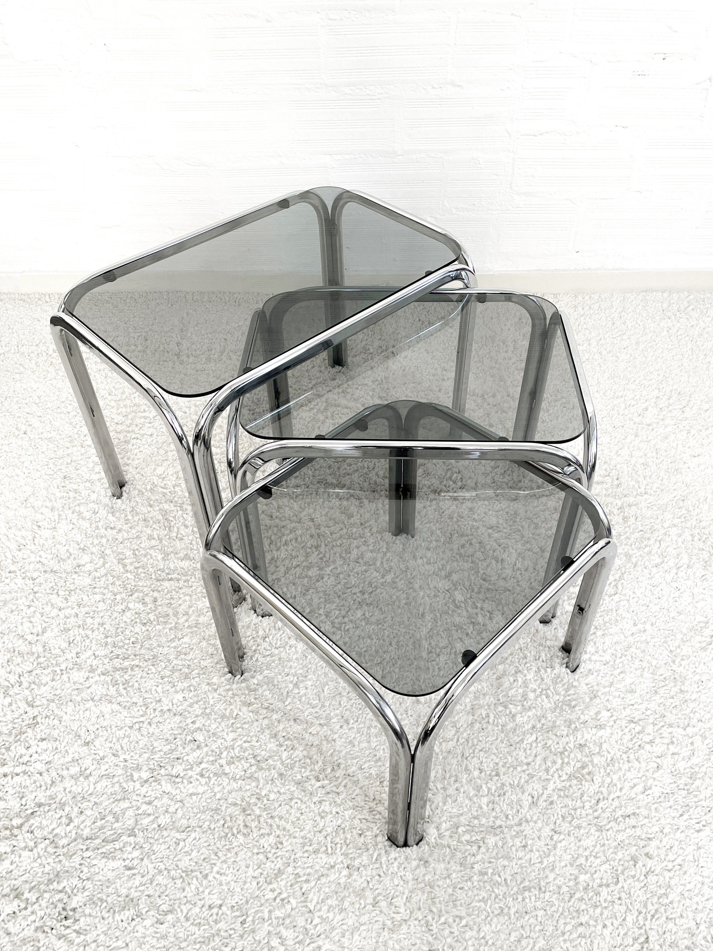 Mesas nido vintage. 70s. Monda Lironda Vintage