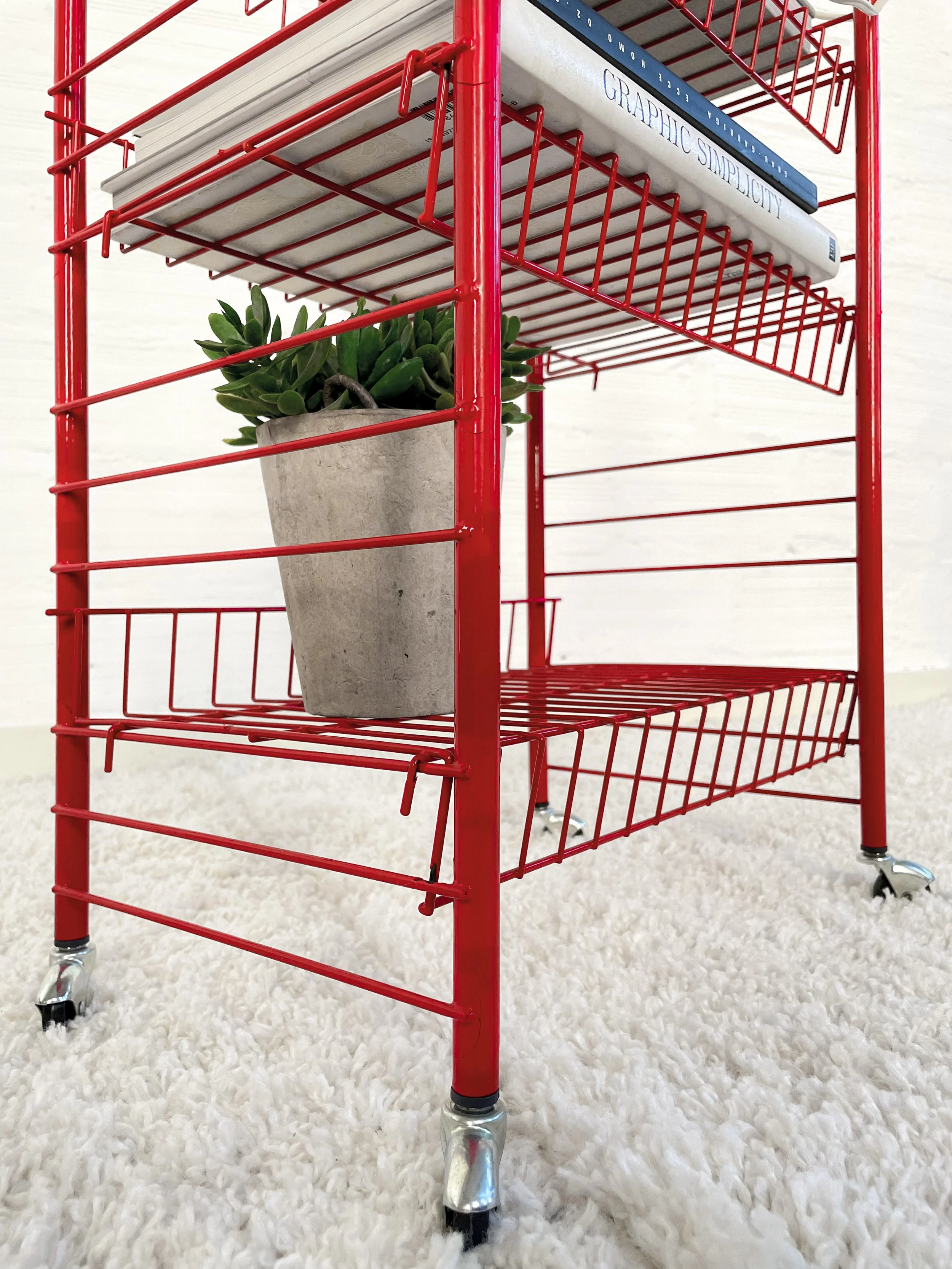 Carrito estantería vintage. 80s. Monda Lironda Vintage