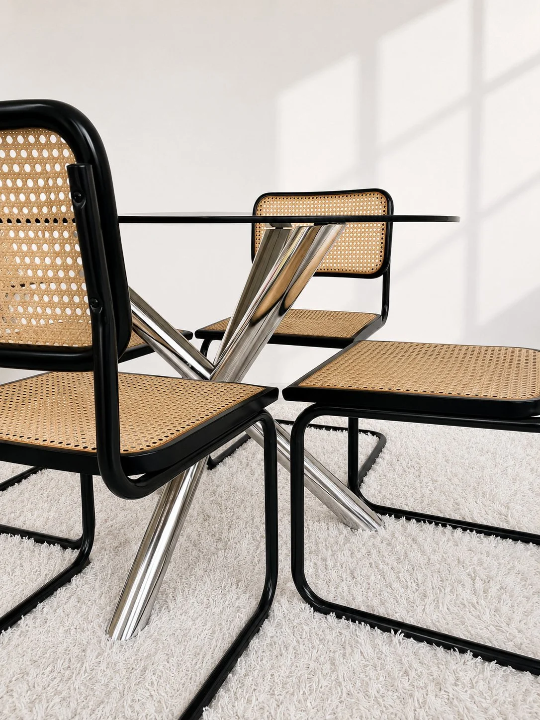 Mesa comedor Renato Zevi para Roche Bobois. Monda Lironda Vintage