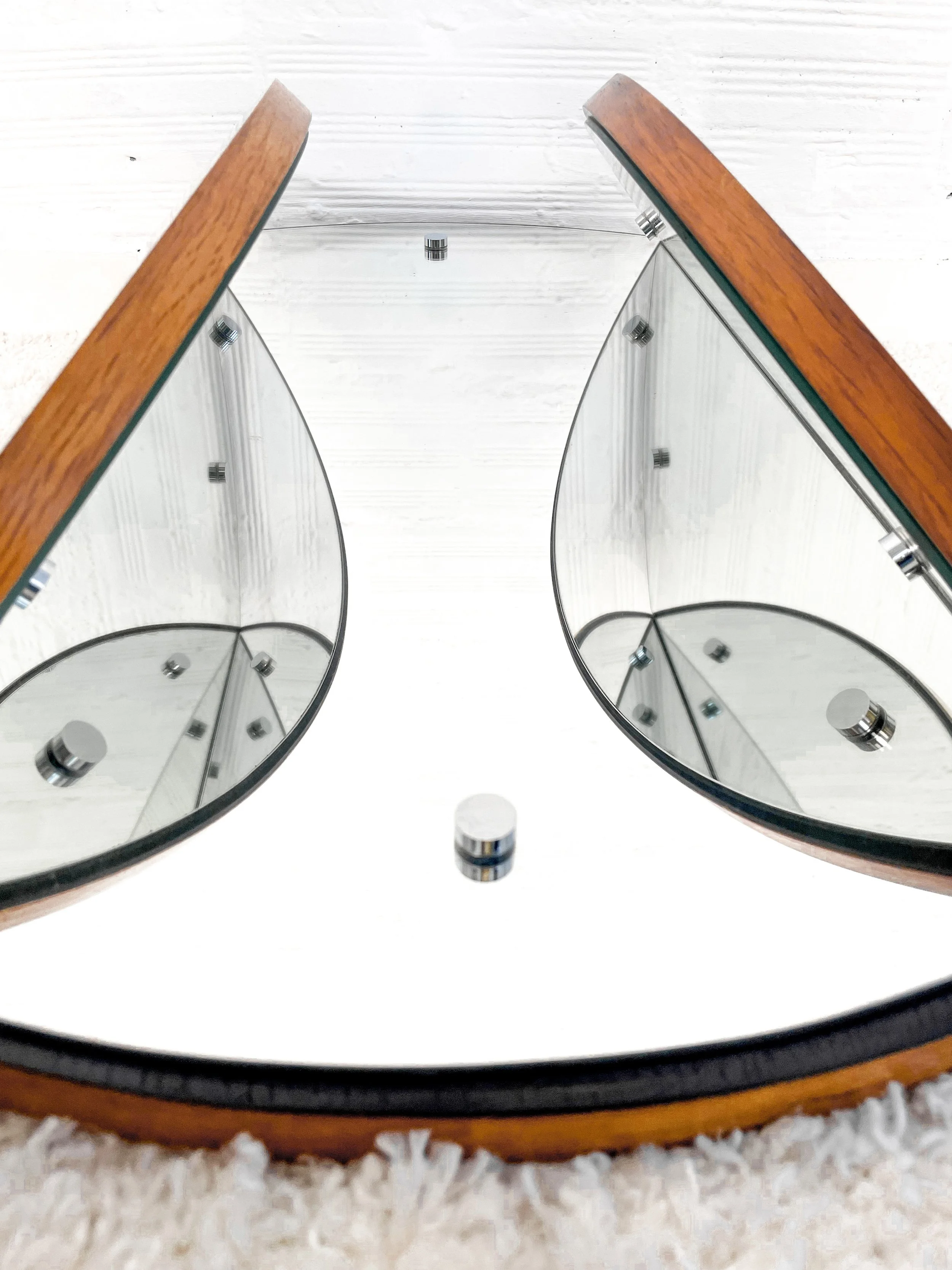 Espejo tríptico Mid-Century. Monda Lironda Vintage