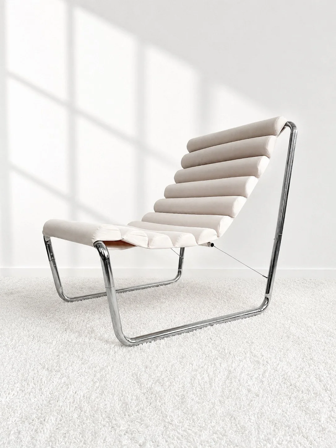 Silla colgante estilo Michel Boyer, circa 1980.