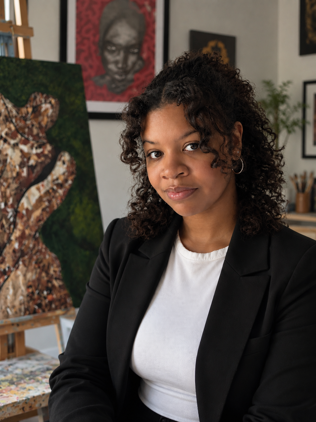 black woman artistic creative  headshot