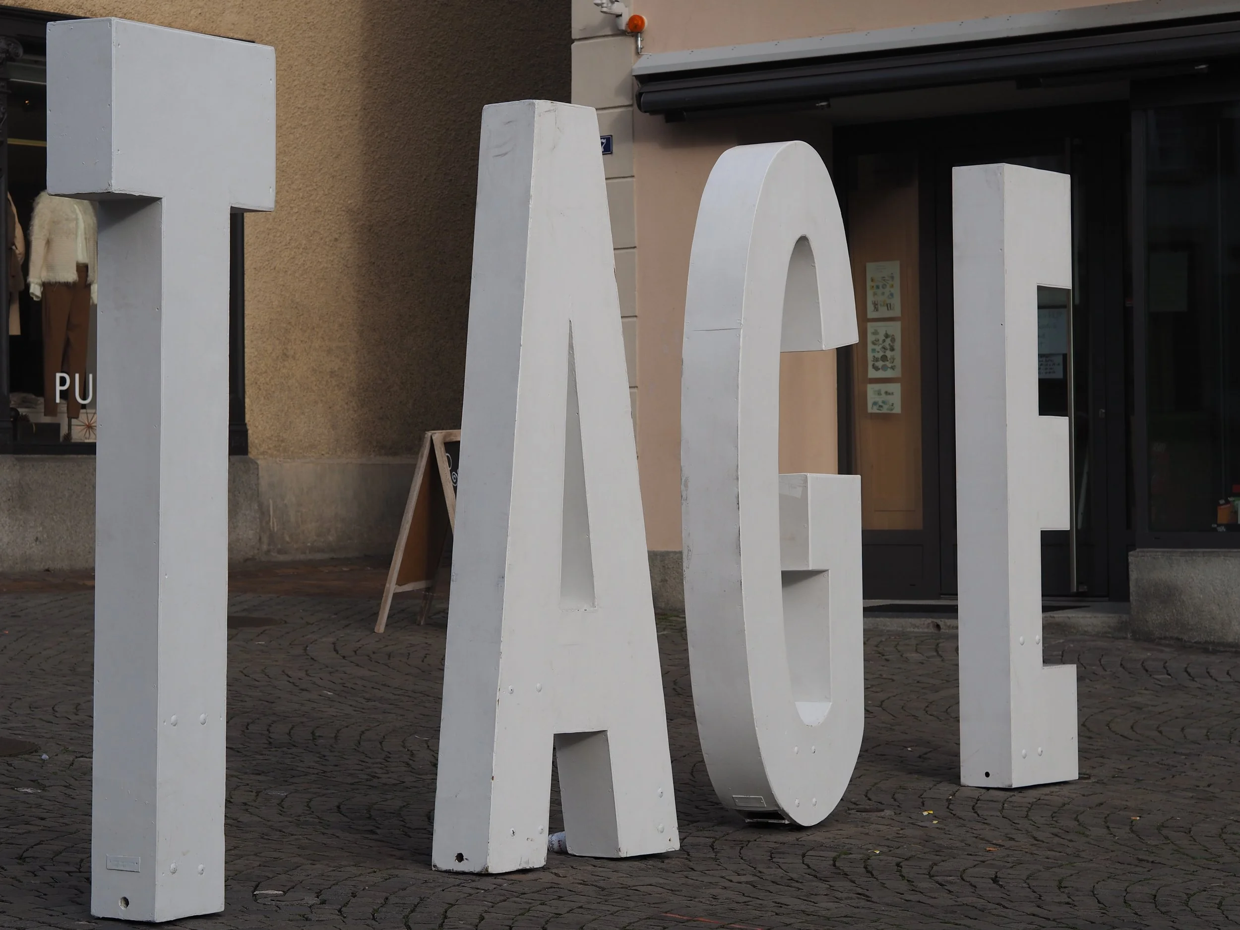 Cartel de acero inoxidable