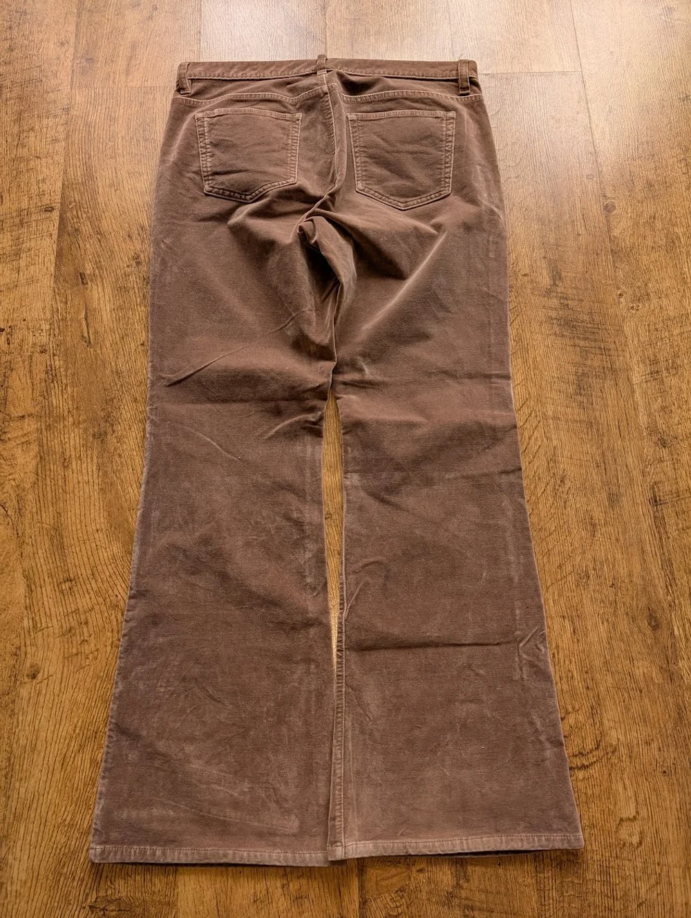 Flared Gap Velvet Pants