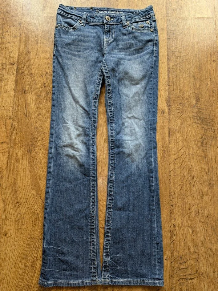Skinny Boot Cut Harley Davidson Jeans