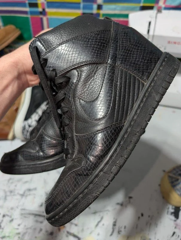 Nike Wedge Heel Faux Snake Skin Sneakers