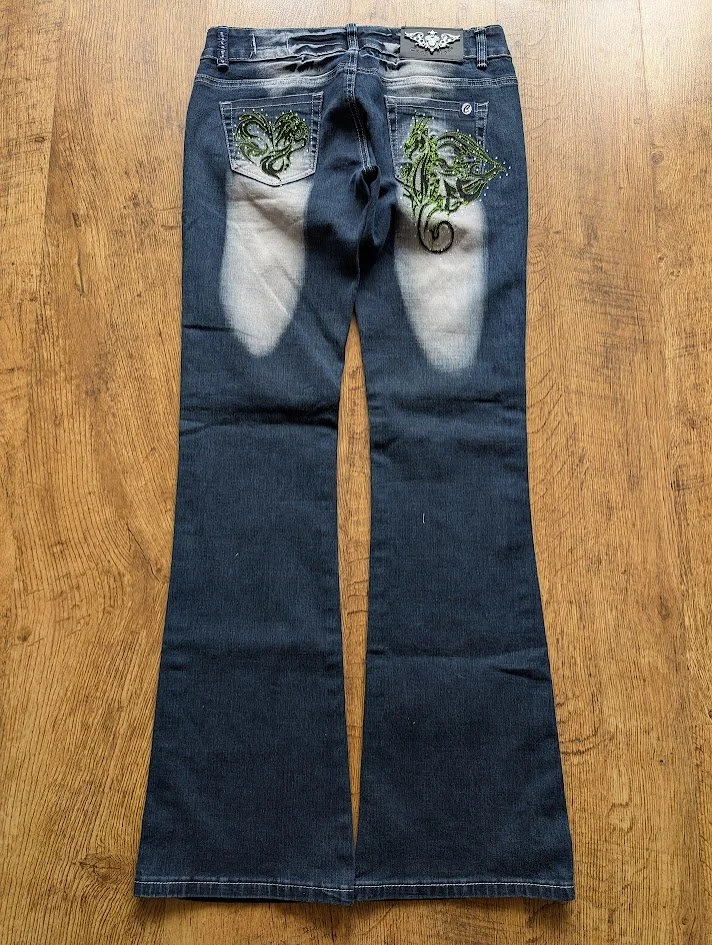 Crazy Age Flared Denim Jeans