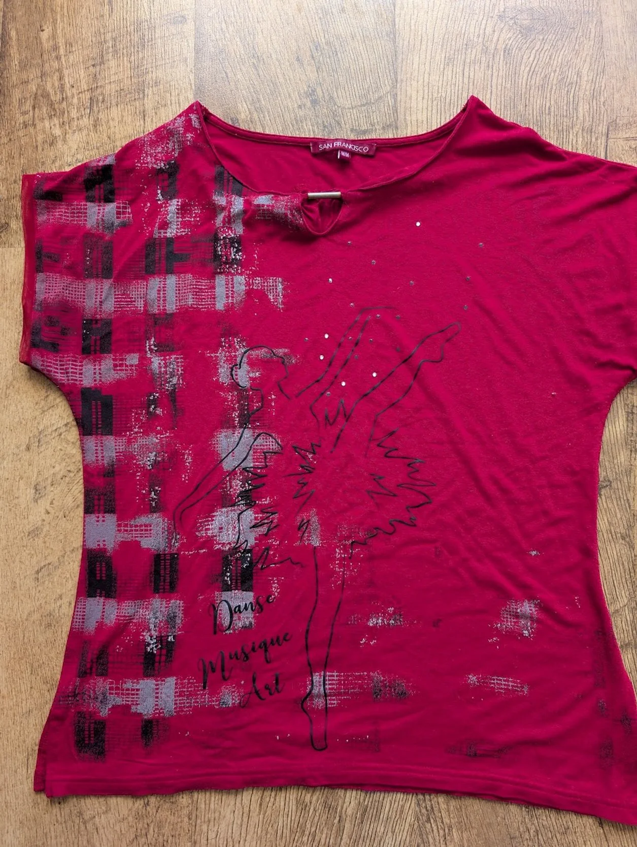 San Francisco Avant Garde Danse Musique Art T-Shirt