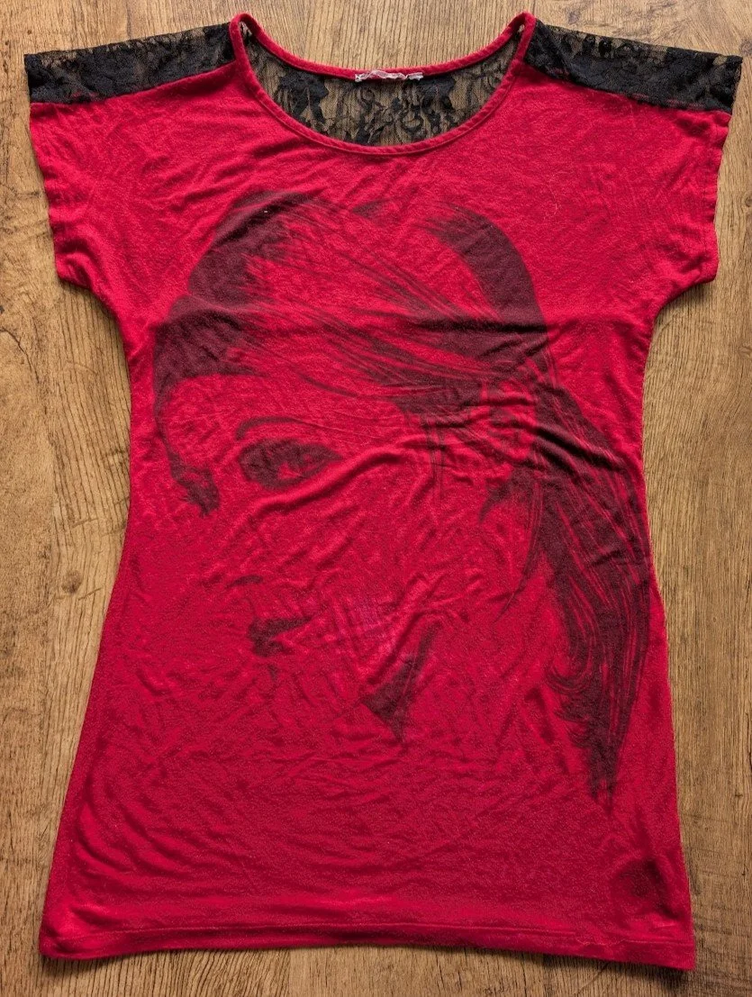 Avant Garde Red Women Shirt