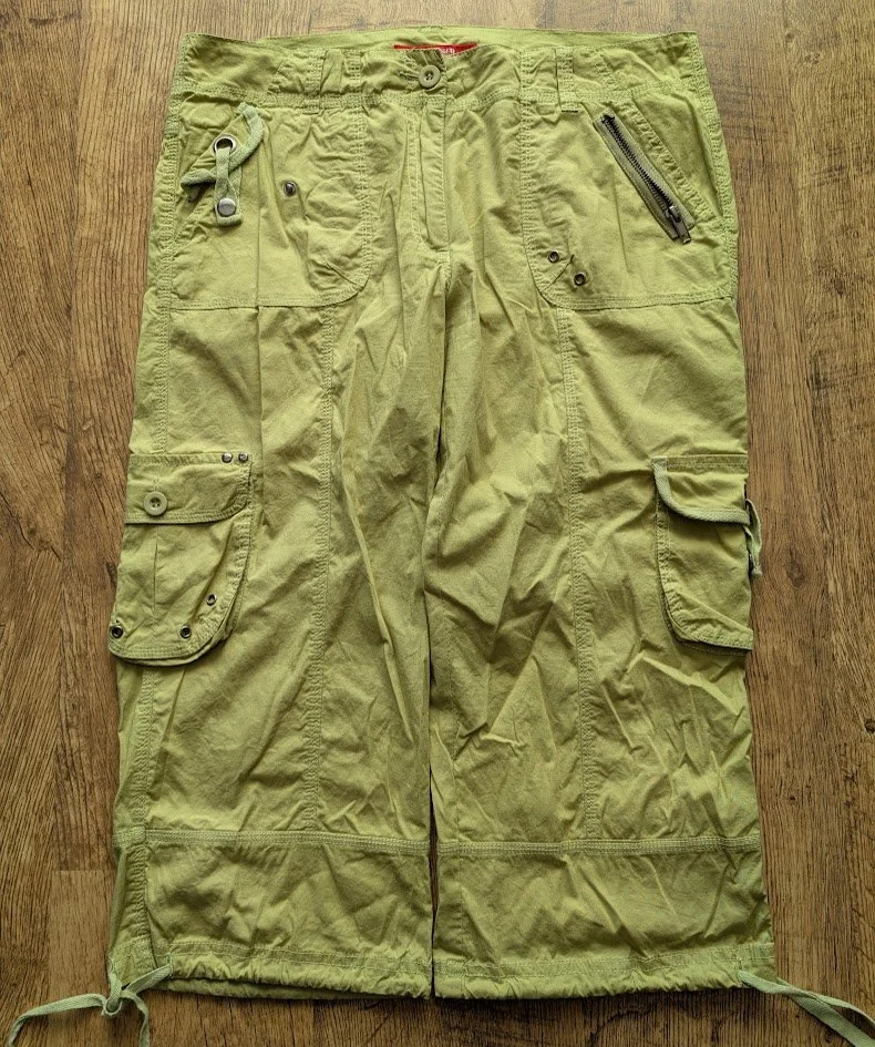 Grenier Lime Cargo Shorts