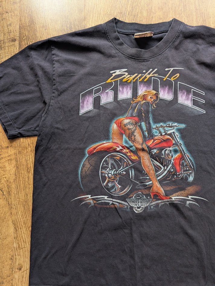 Rock Eagle Motorcycle Graphic T-Shirt