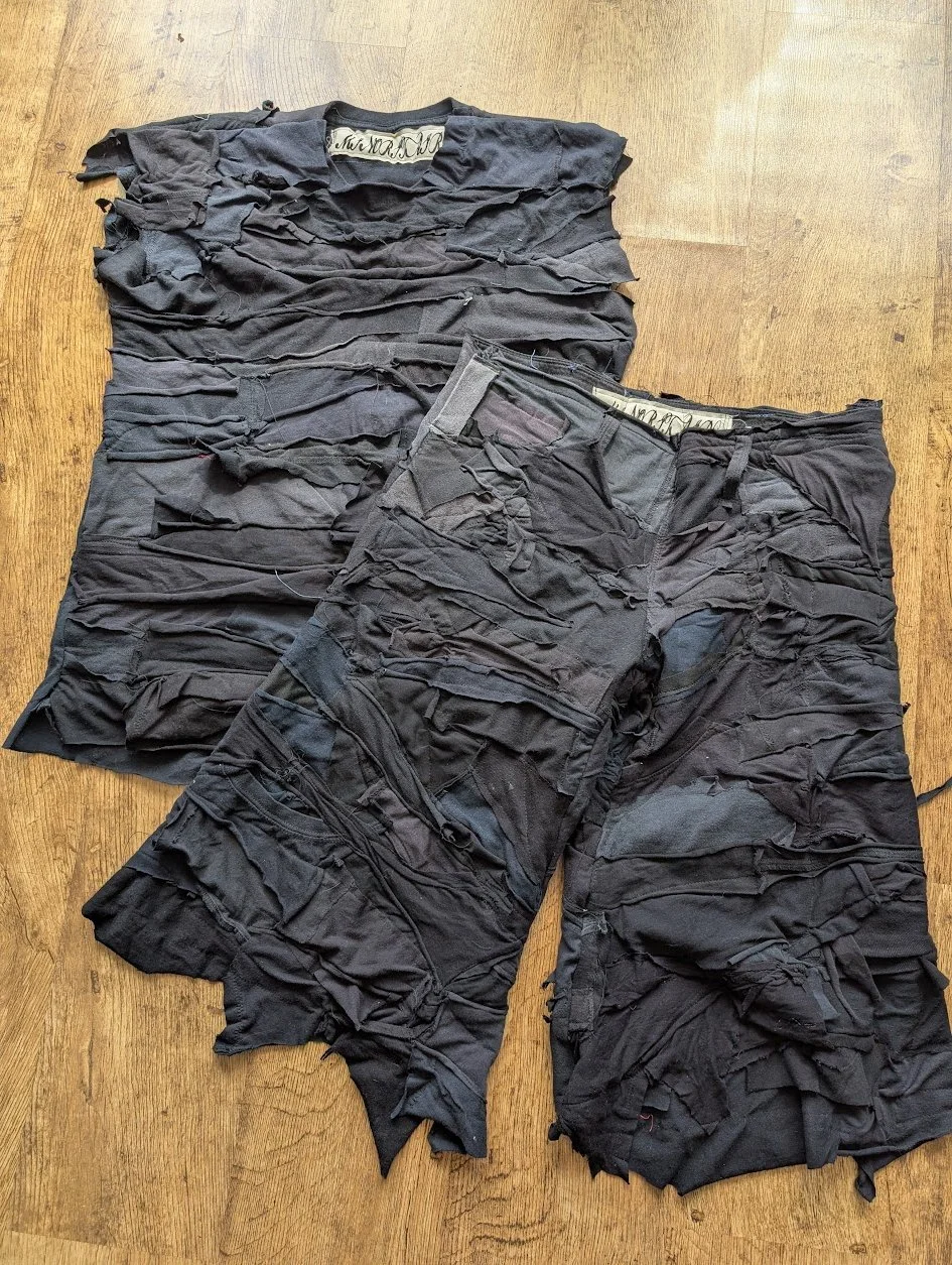 Black Mummy Rag 2 Piece Full Set