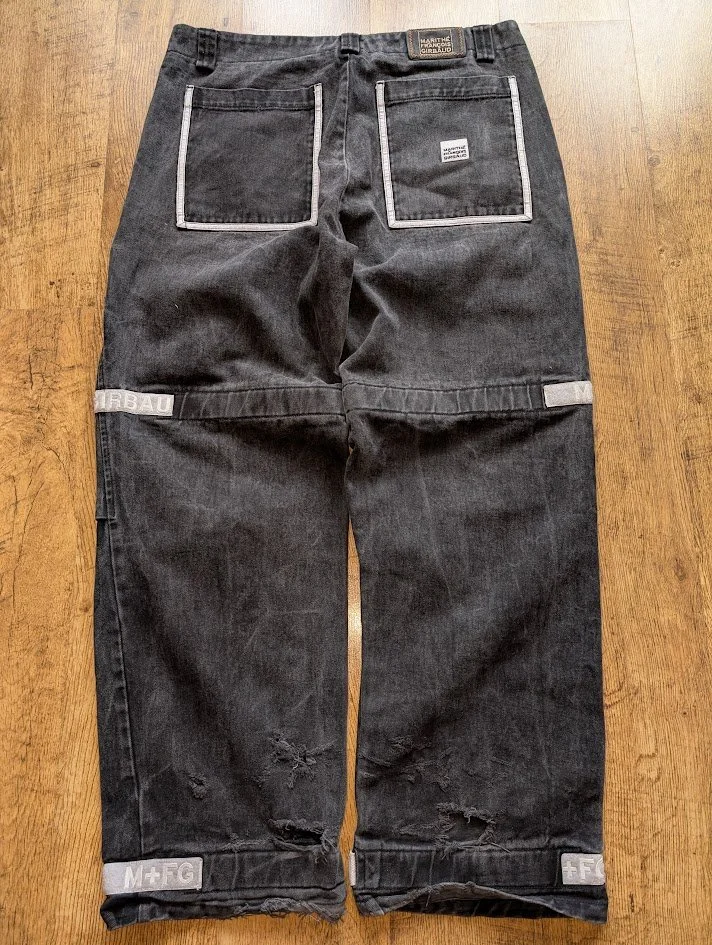 Marithé Francois Girbaud Baggy Cargo Jeans