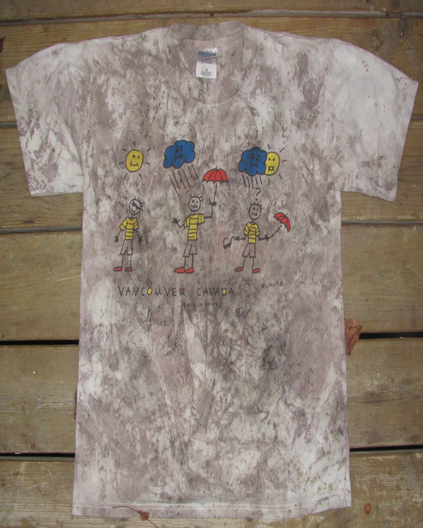 Leaf Dyed & Imprinted Vancouver Shirt