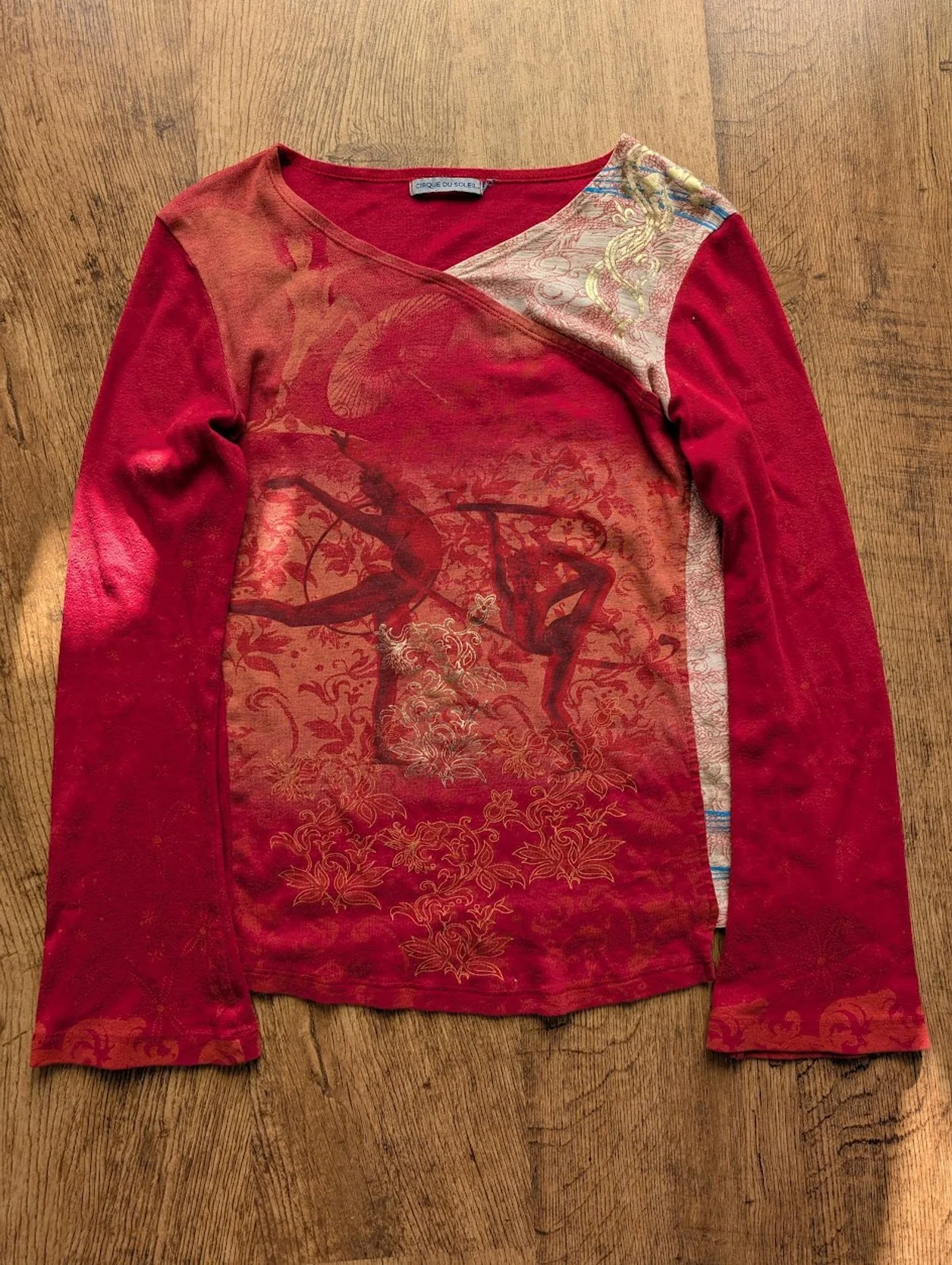 Cirque Du Soleil Asymmetric Long Sleeve Shirt