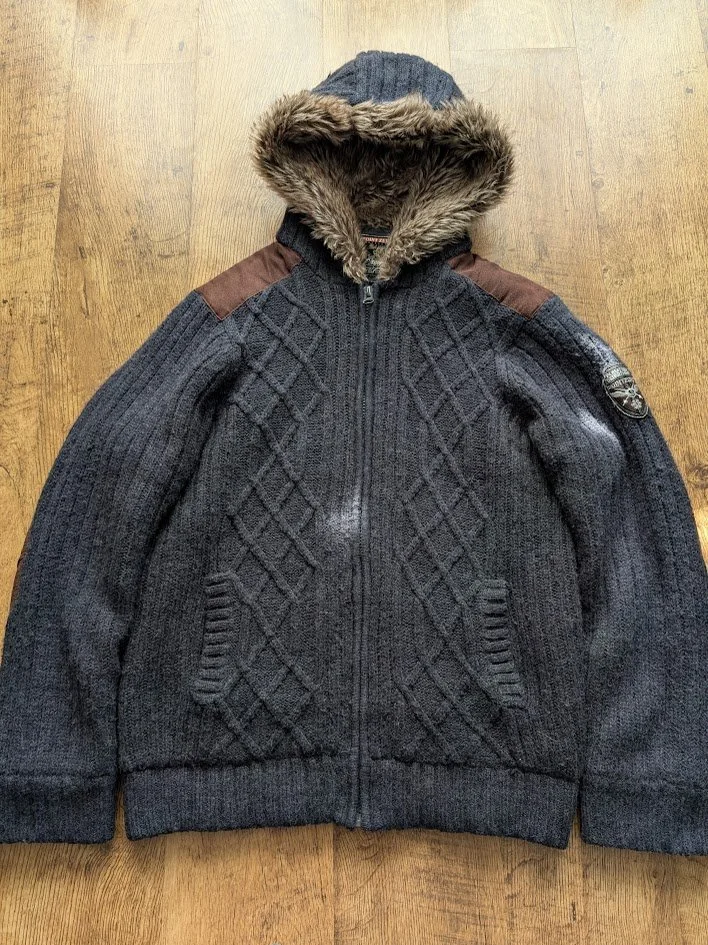 Point Zero Lined Fur Hood Hoodie