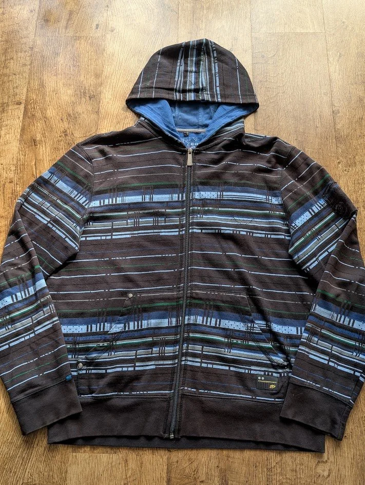 Point Zero Striped Hoodie