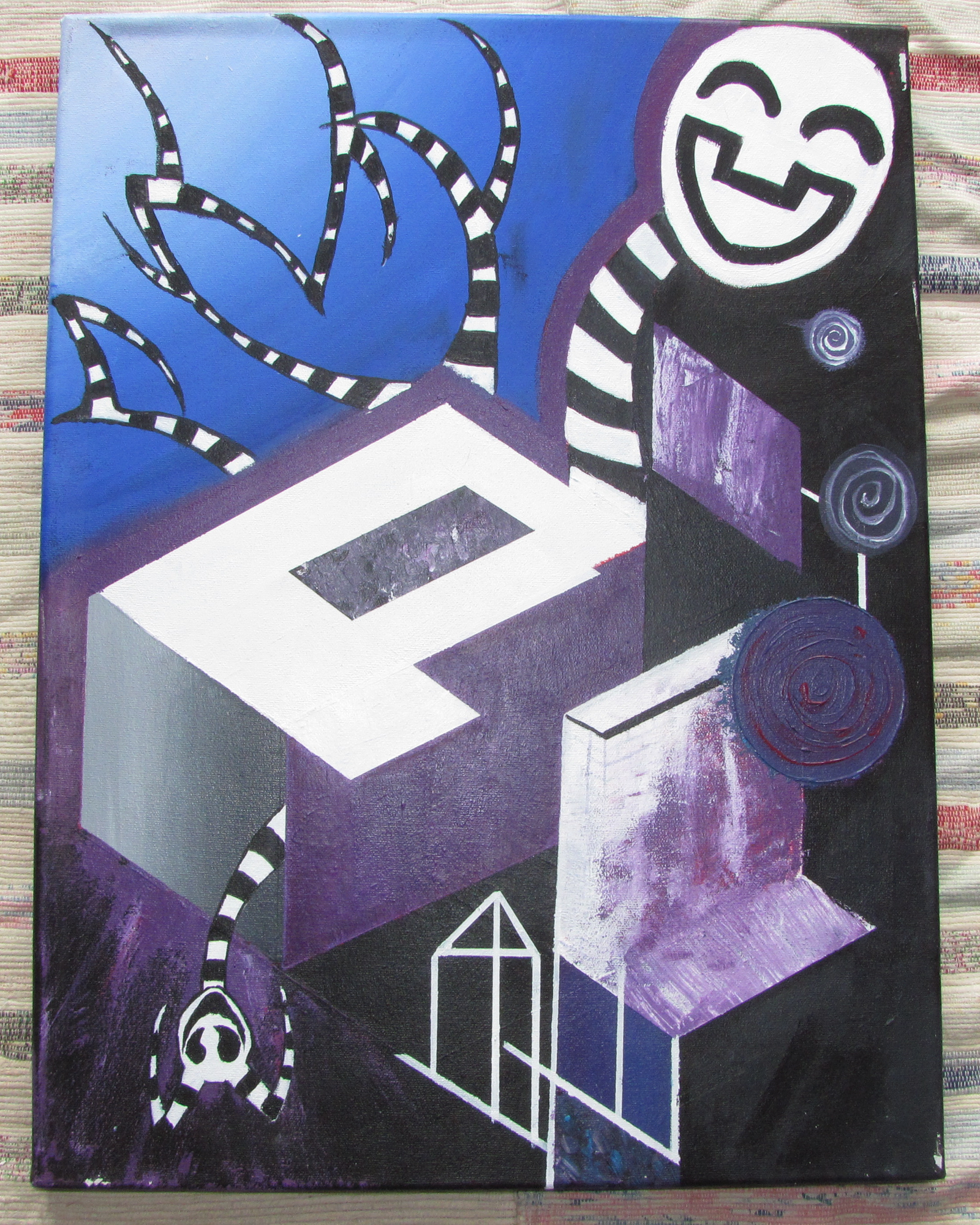 terrain de jeu.
16” x 20” (sold)